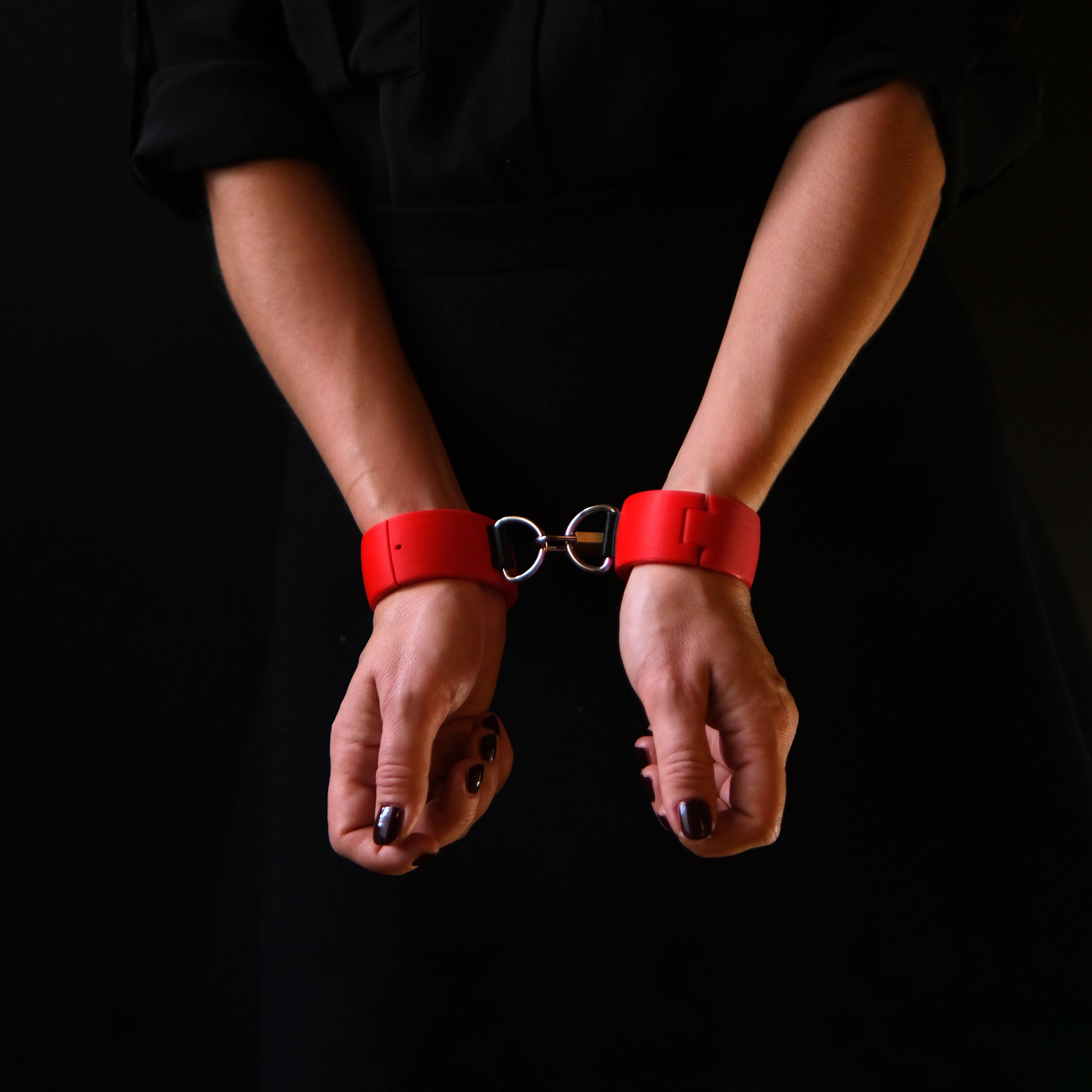 Quick Cuffs - 30mm height, with D-Ring (custom color and size)