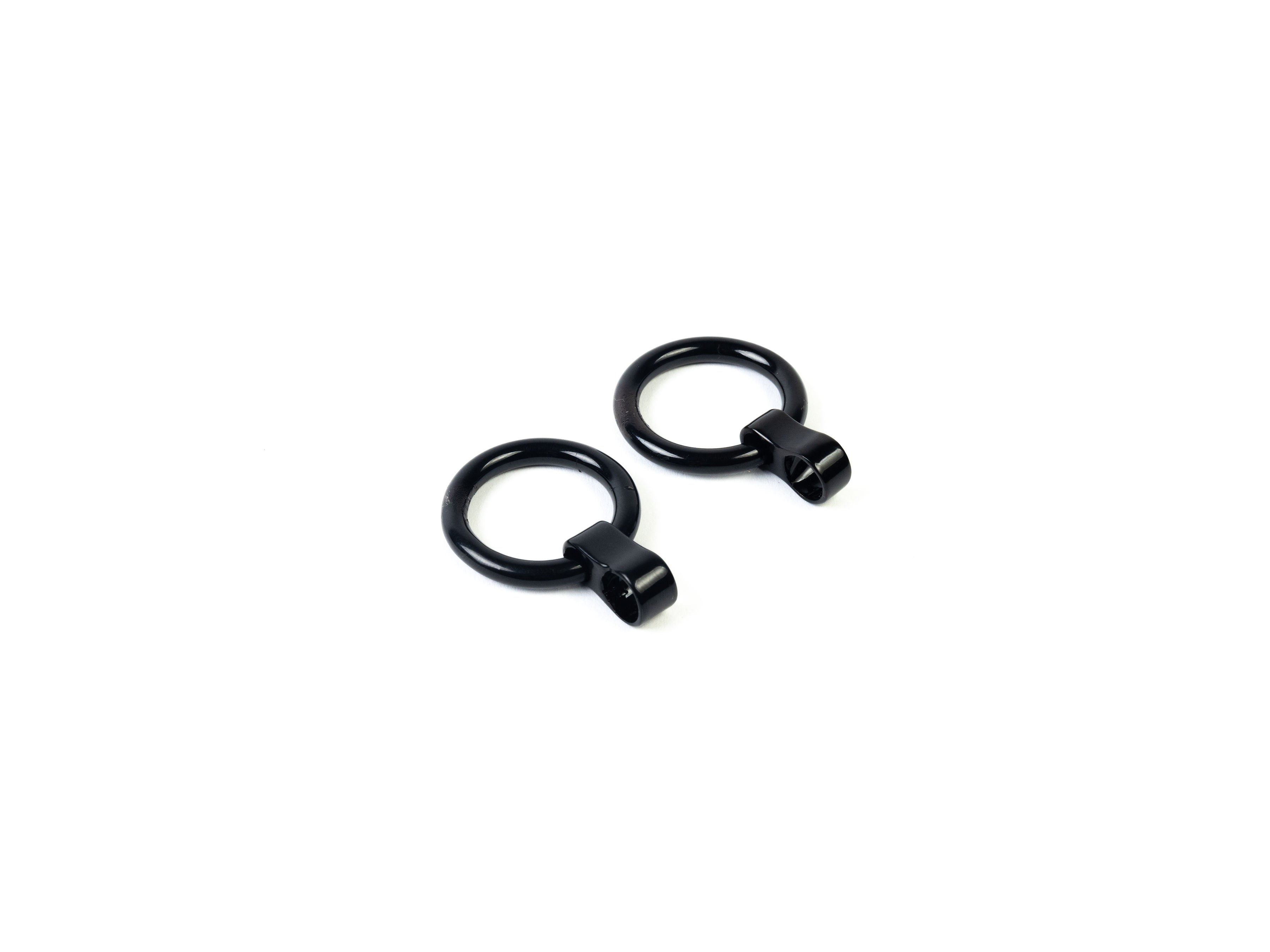 Pair of O-Ring pendants (for deSade® jewelry 6mm - black)