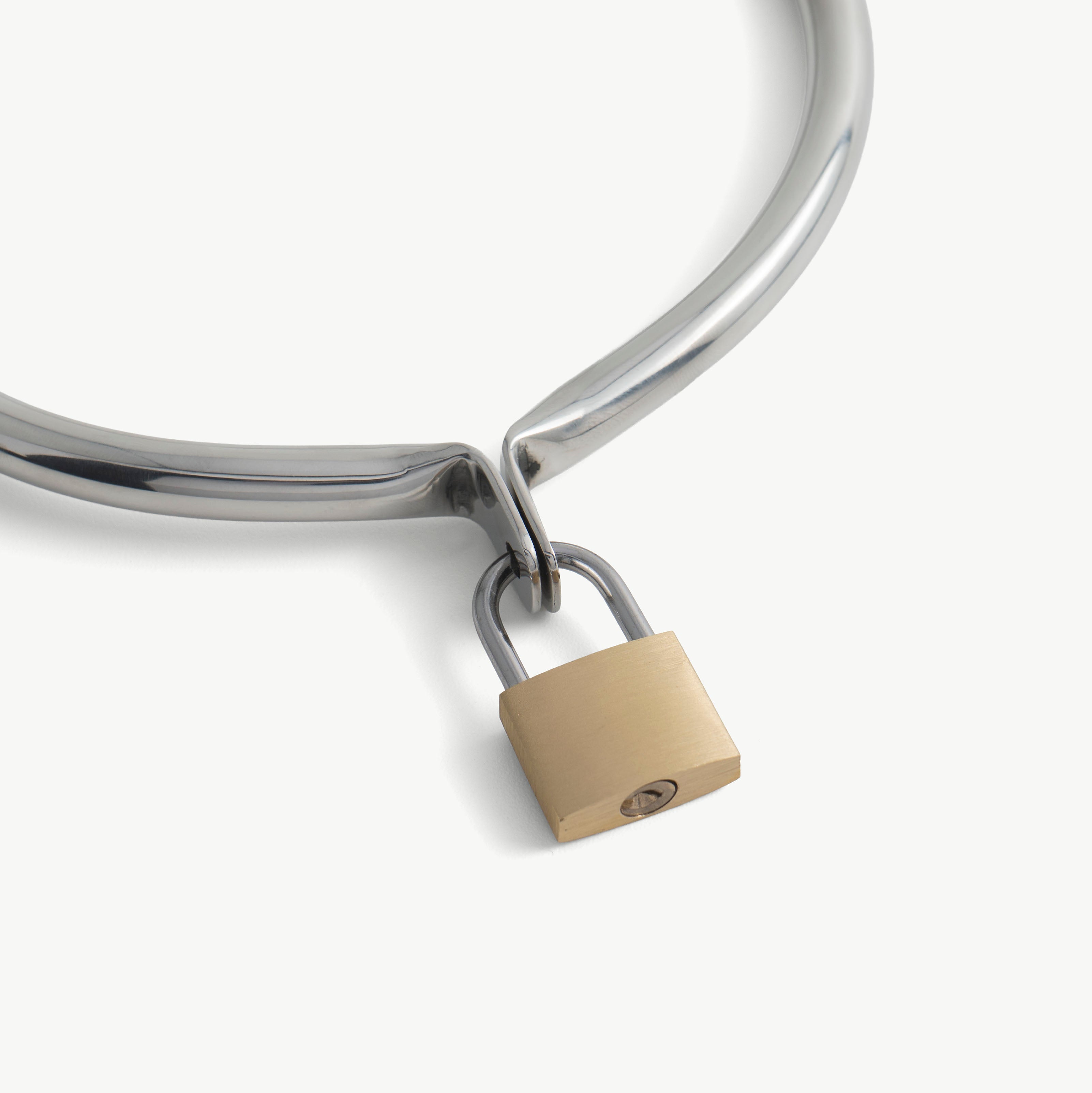 Day Collar - very light weight, with padlock (8mm thick)