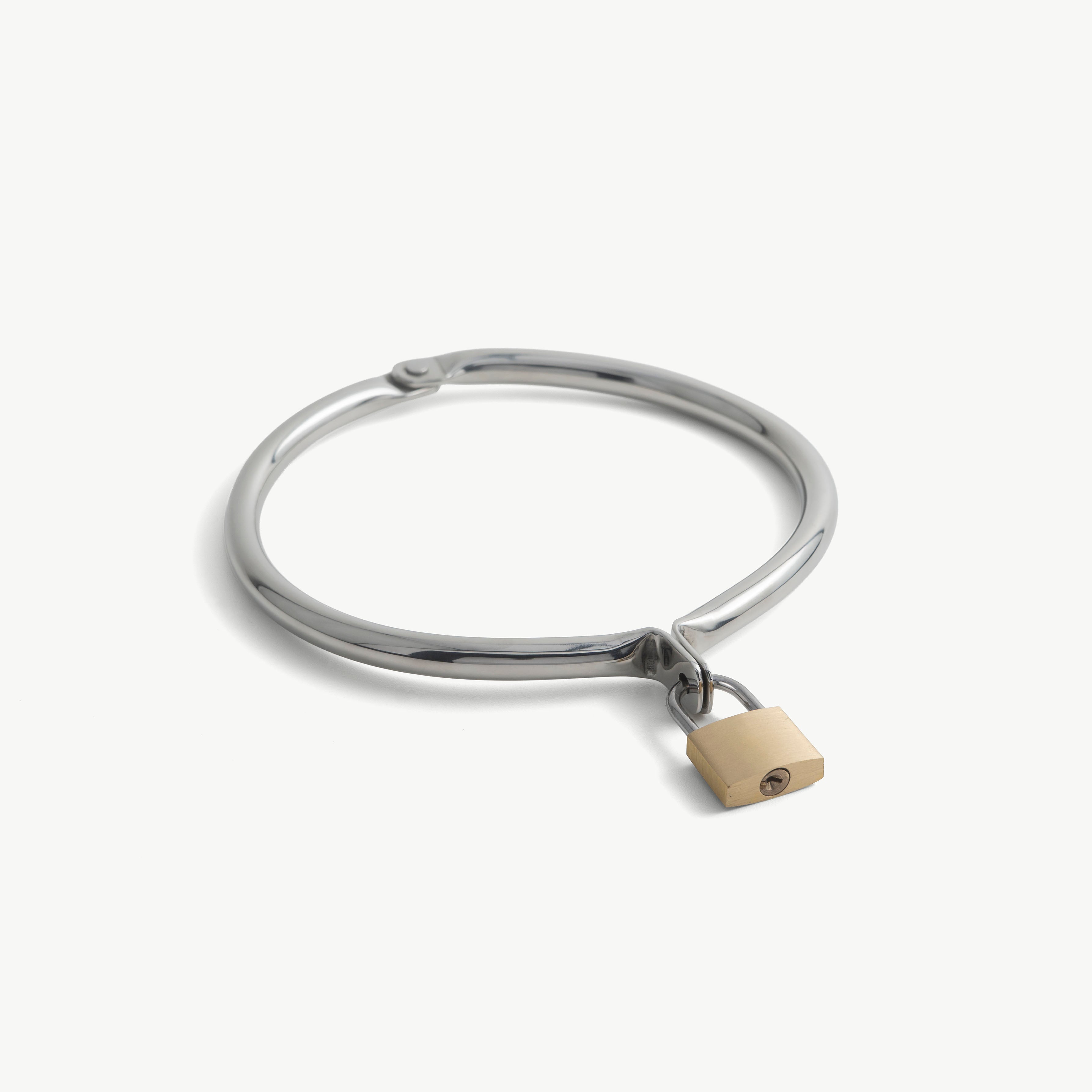 Day Collar - very light weight, with padlock (8mm thick)