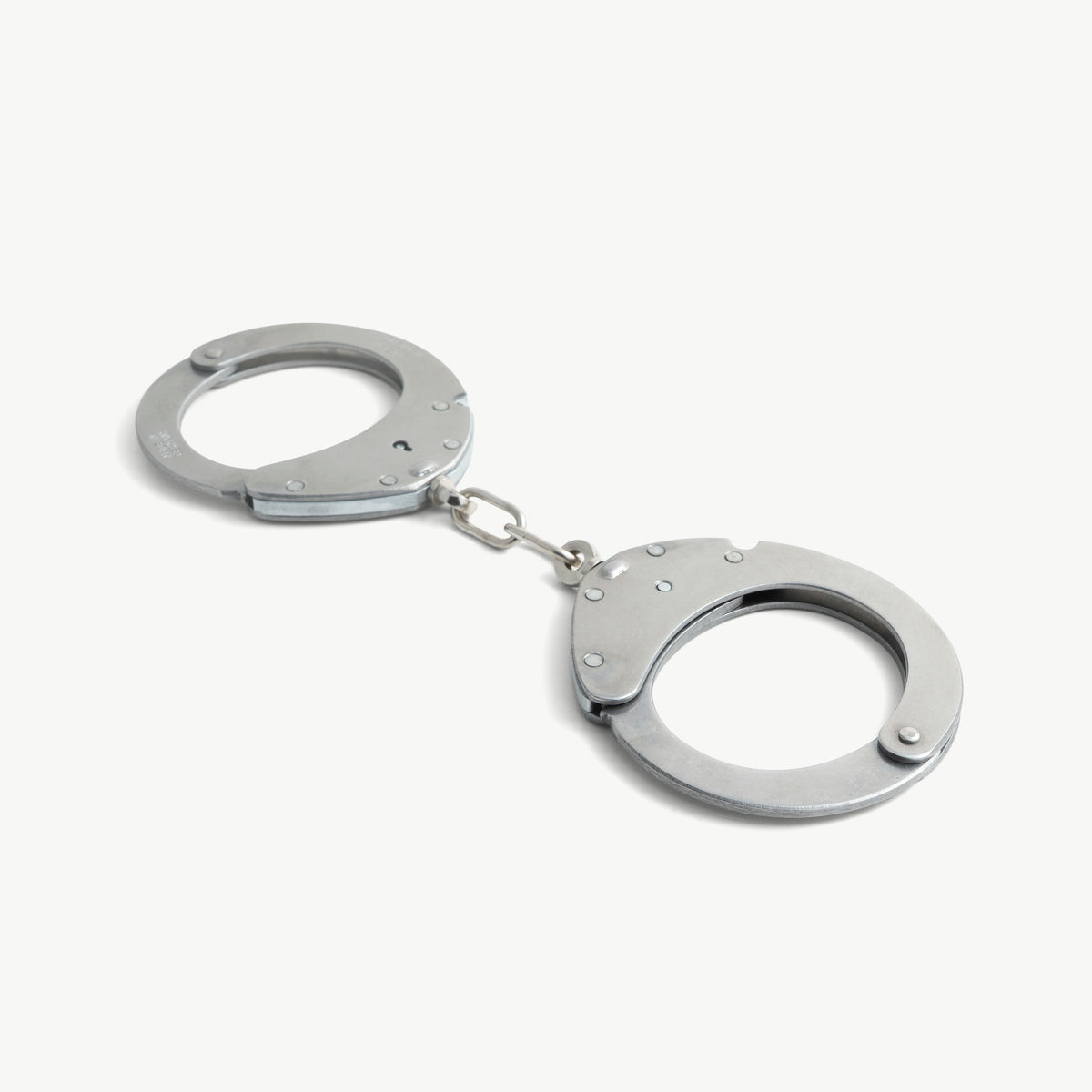 Clejuso No. 12 handcuffs - stainless steel, with chain