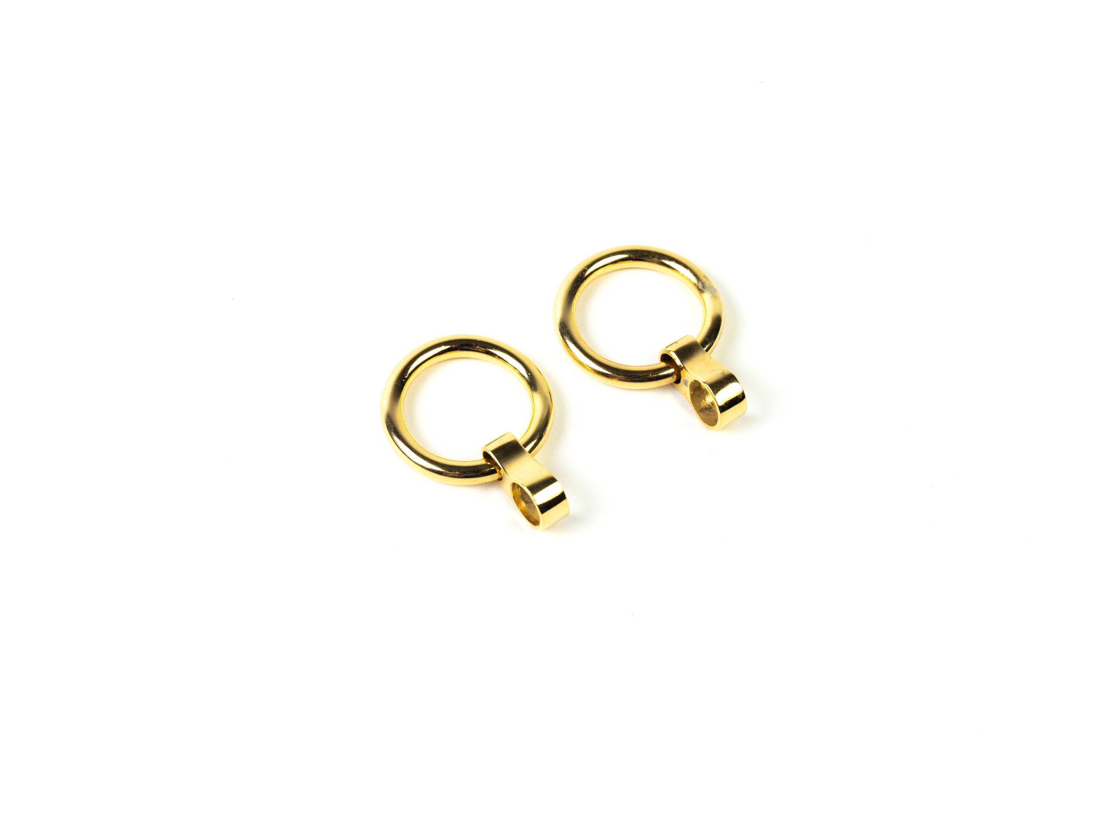 Pair of O-Ring pendants (for deSade® jewelry 6mm - gold)