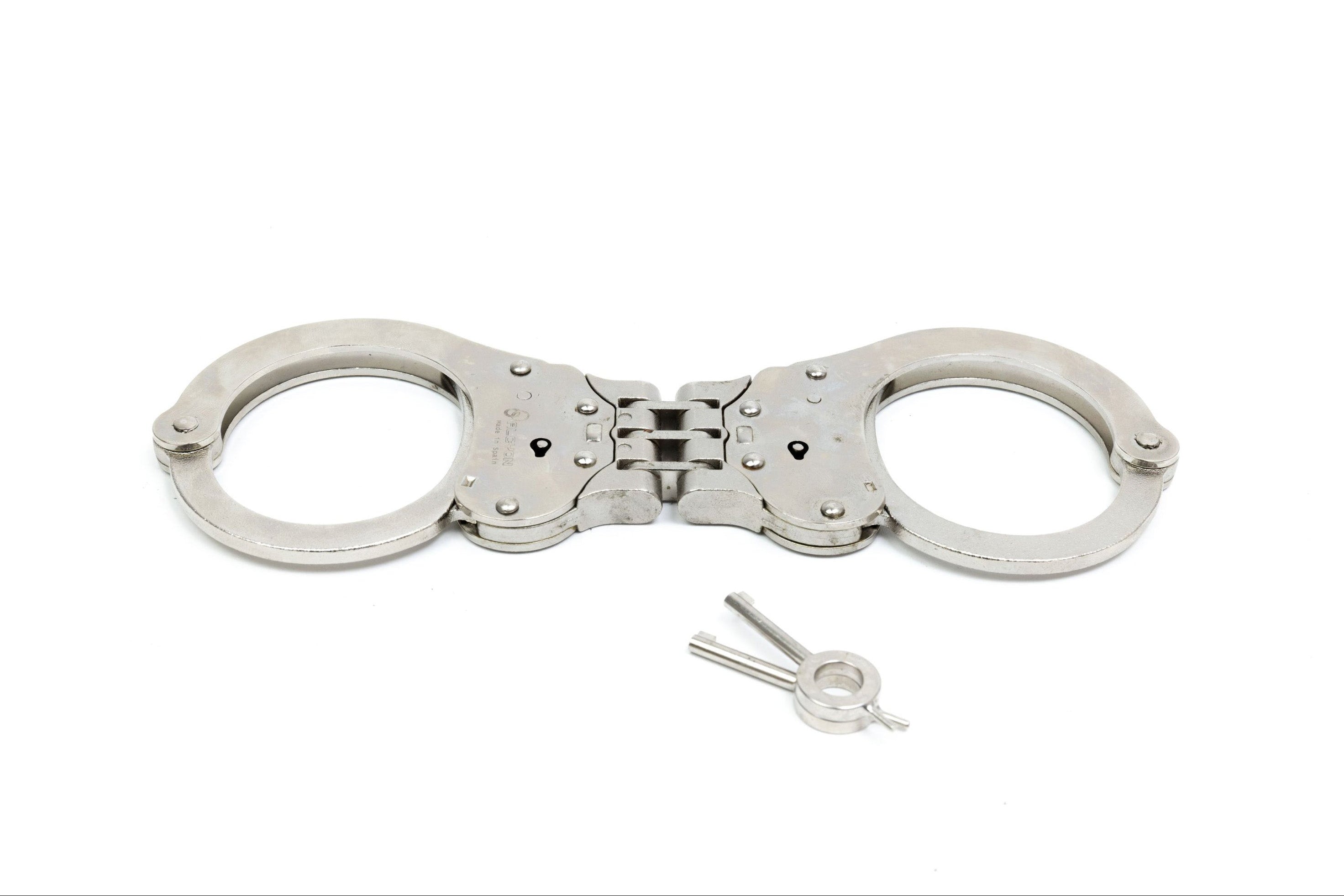 ALCYON 5005 handcuffs - Hinged (black or silver)