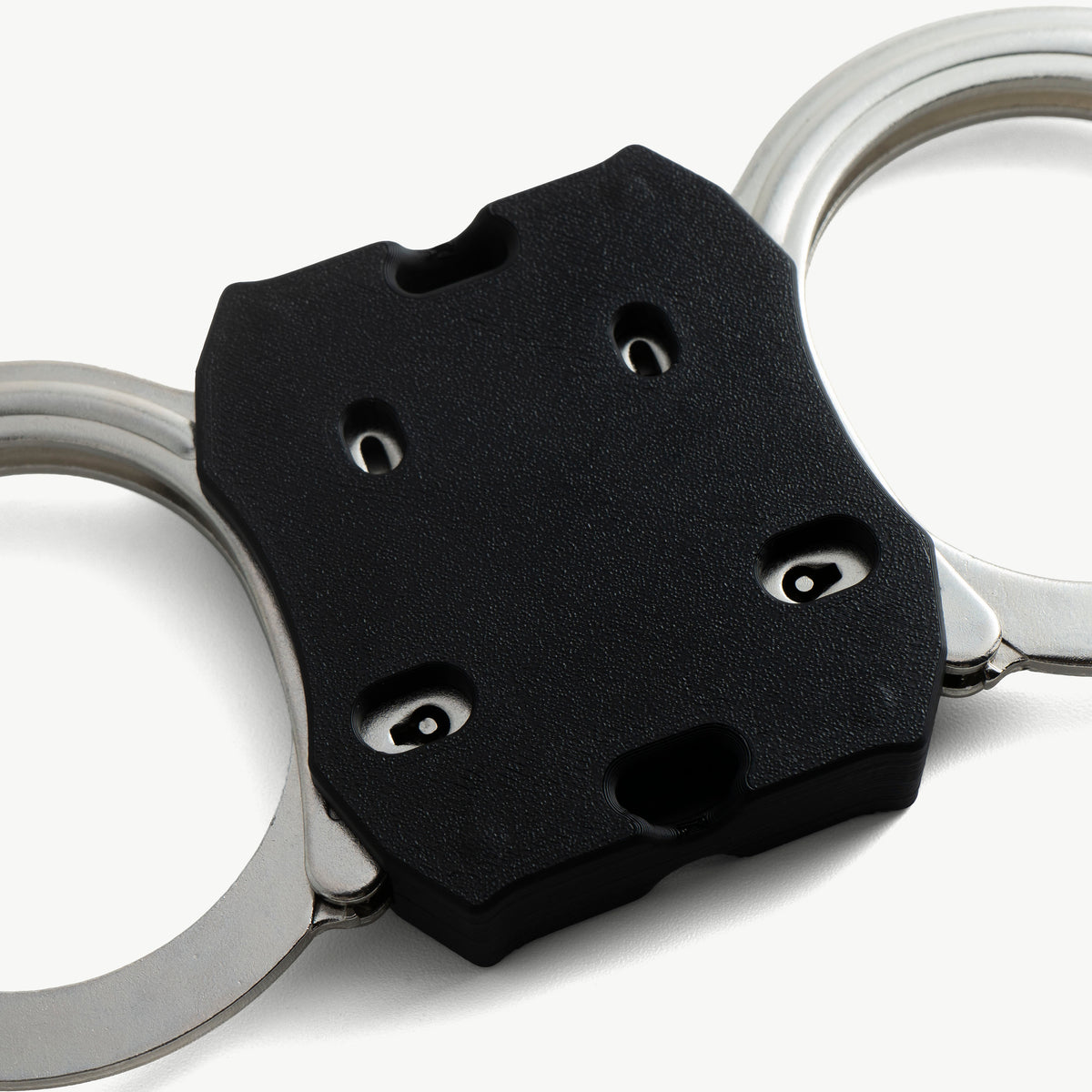 MakeItRigid stiffener with hinged handcuffs