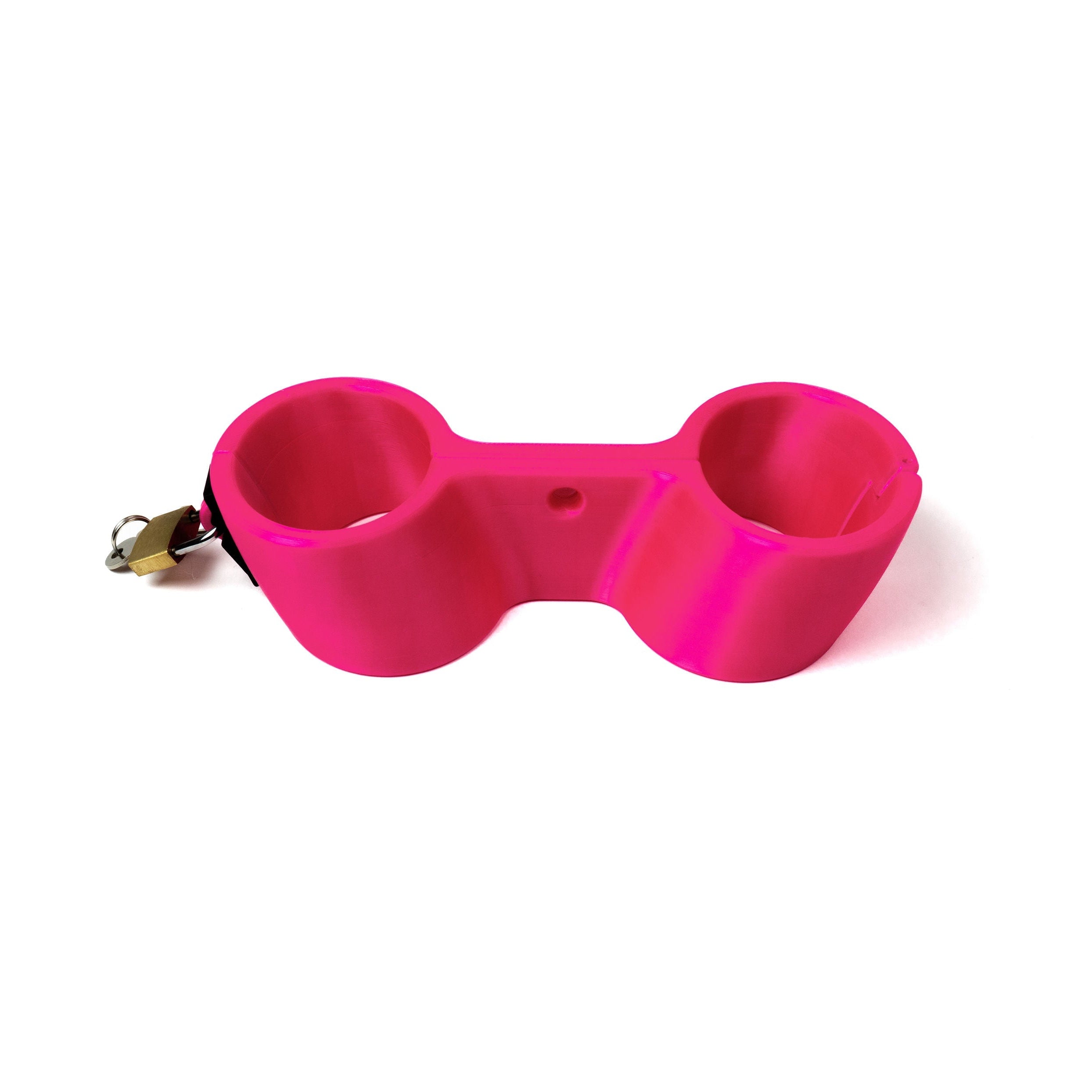 Octocuffs rigid cuffs with padlock, product view
