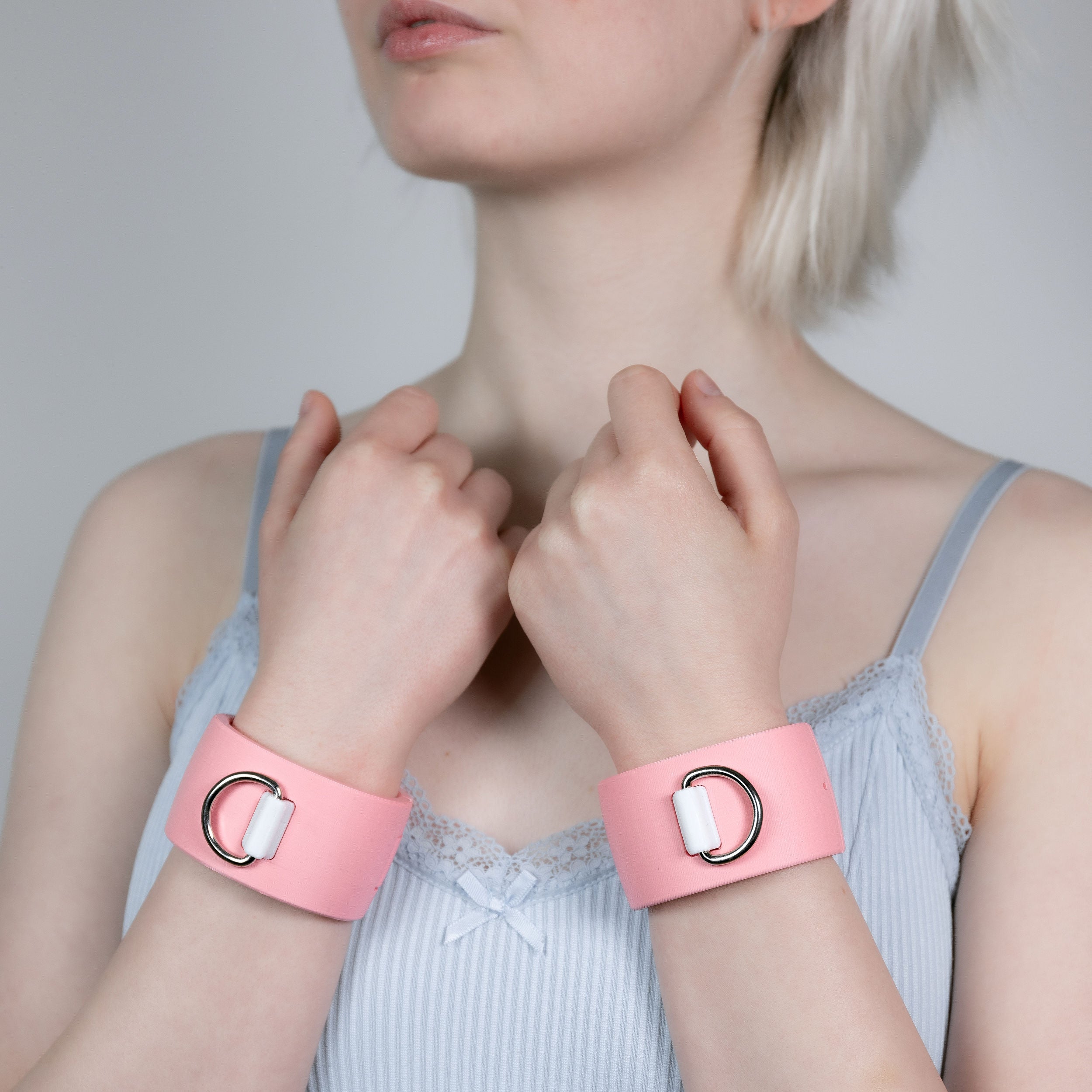 Quick Cuffs - 40mm height, with D-Ring (custom color and size)