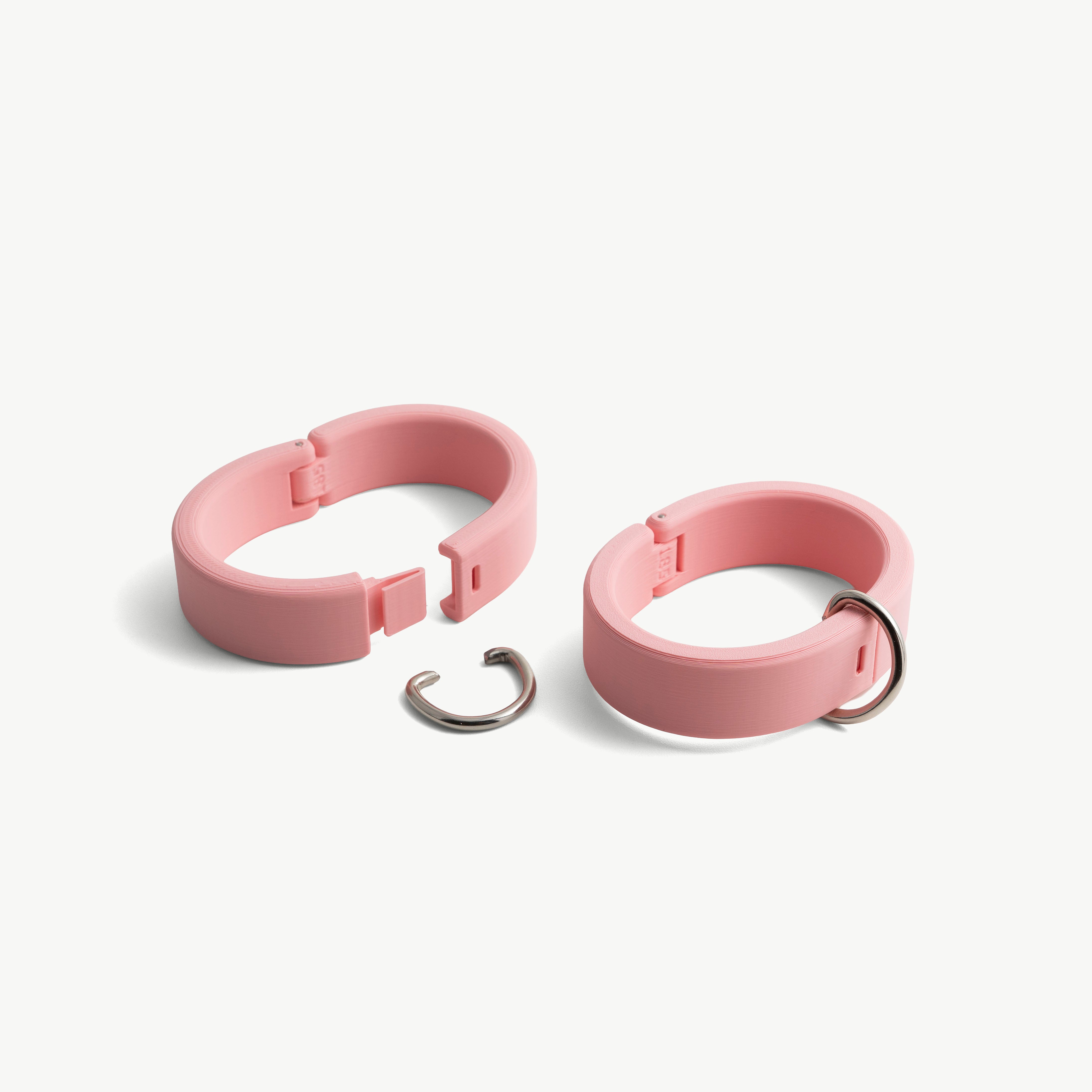Quick Cuffs - 20mm height, with detachable D-ring (custom color and size)