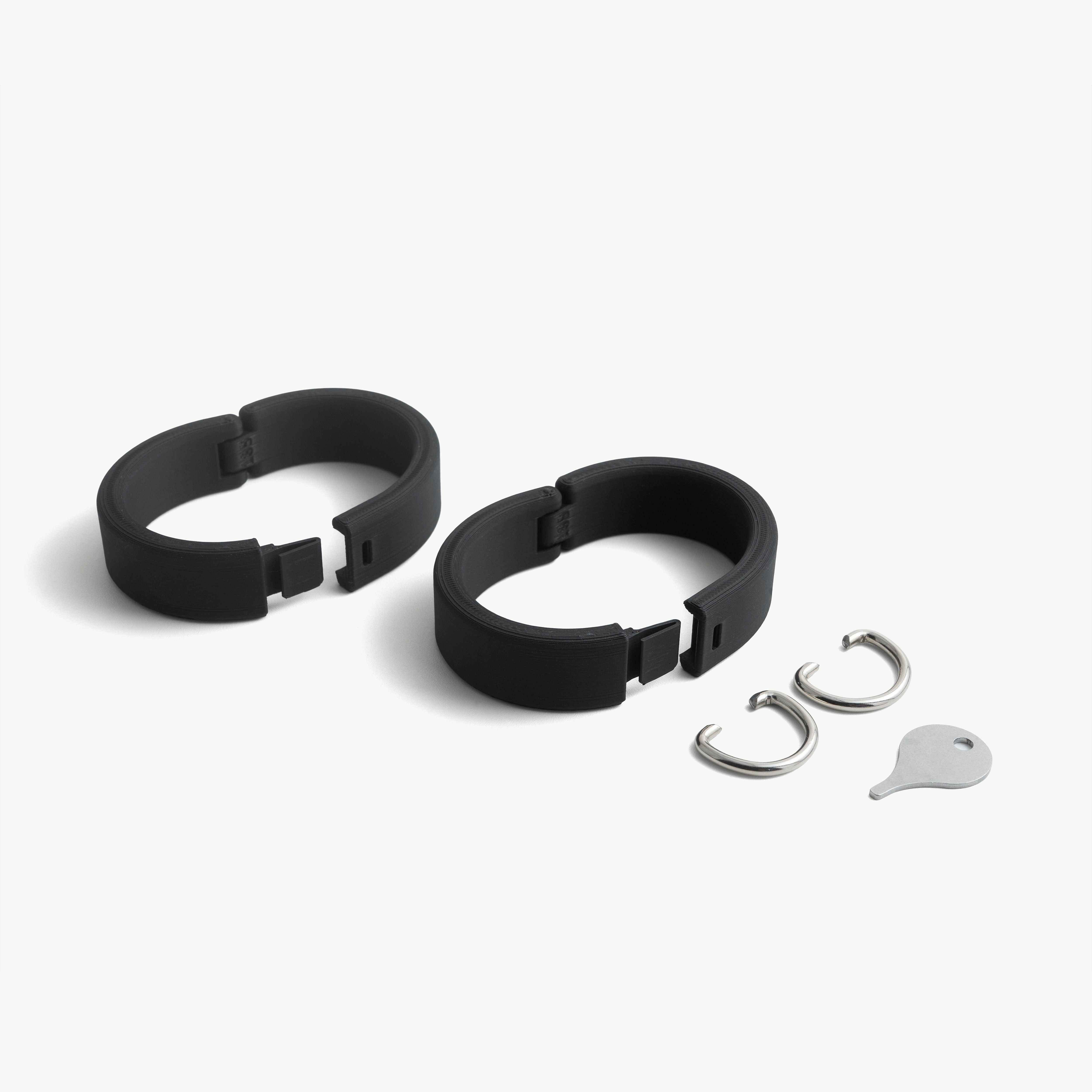 Quick Cuffs - 20mm height, with detachable D-ring (custom color and size)