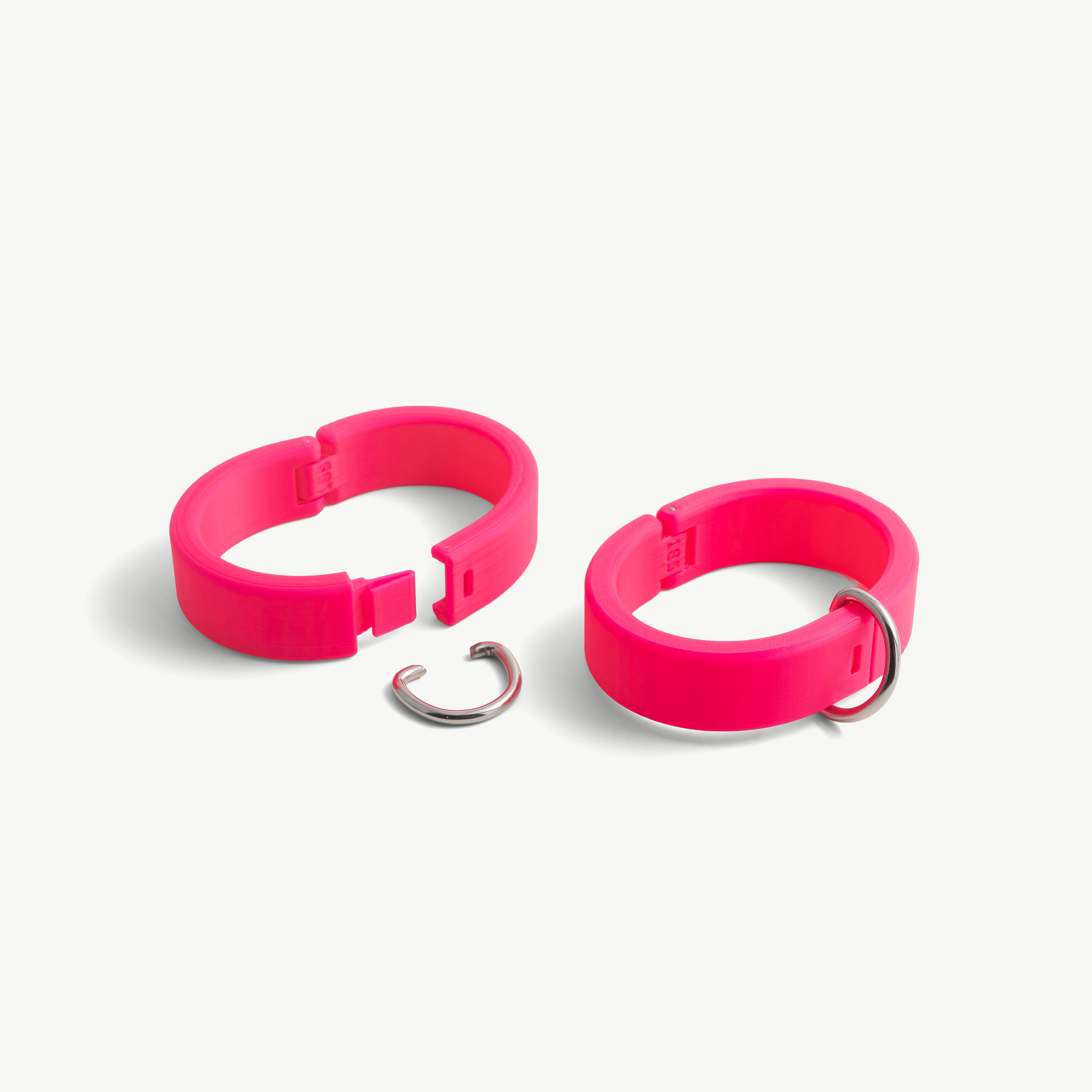 Quick Cuffs - 20mm height, with detachable D-ring (custom color and size)