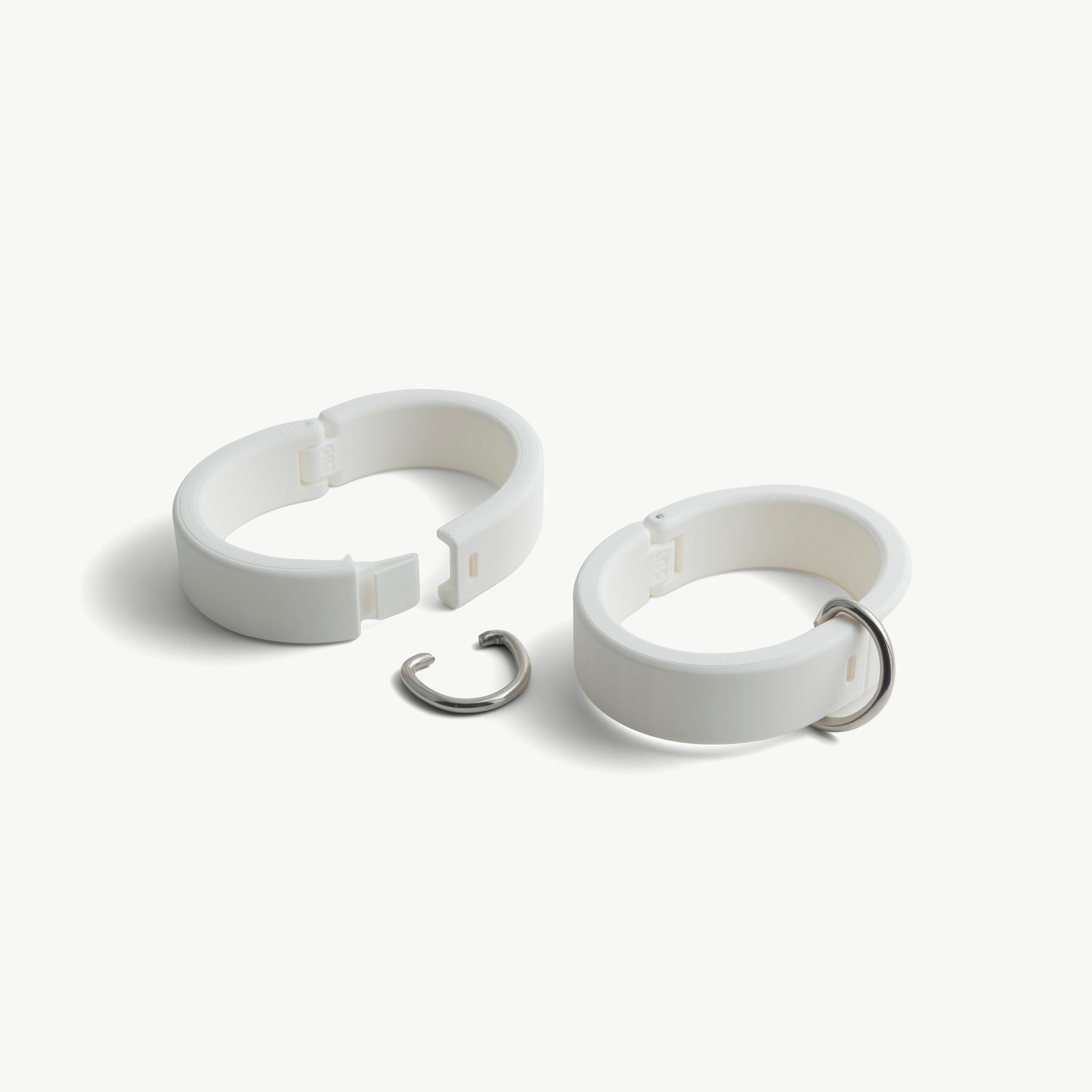Quick Cuffs - 20mm height, with detachable D-ring (custom color and size)