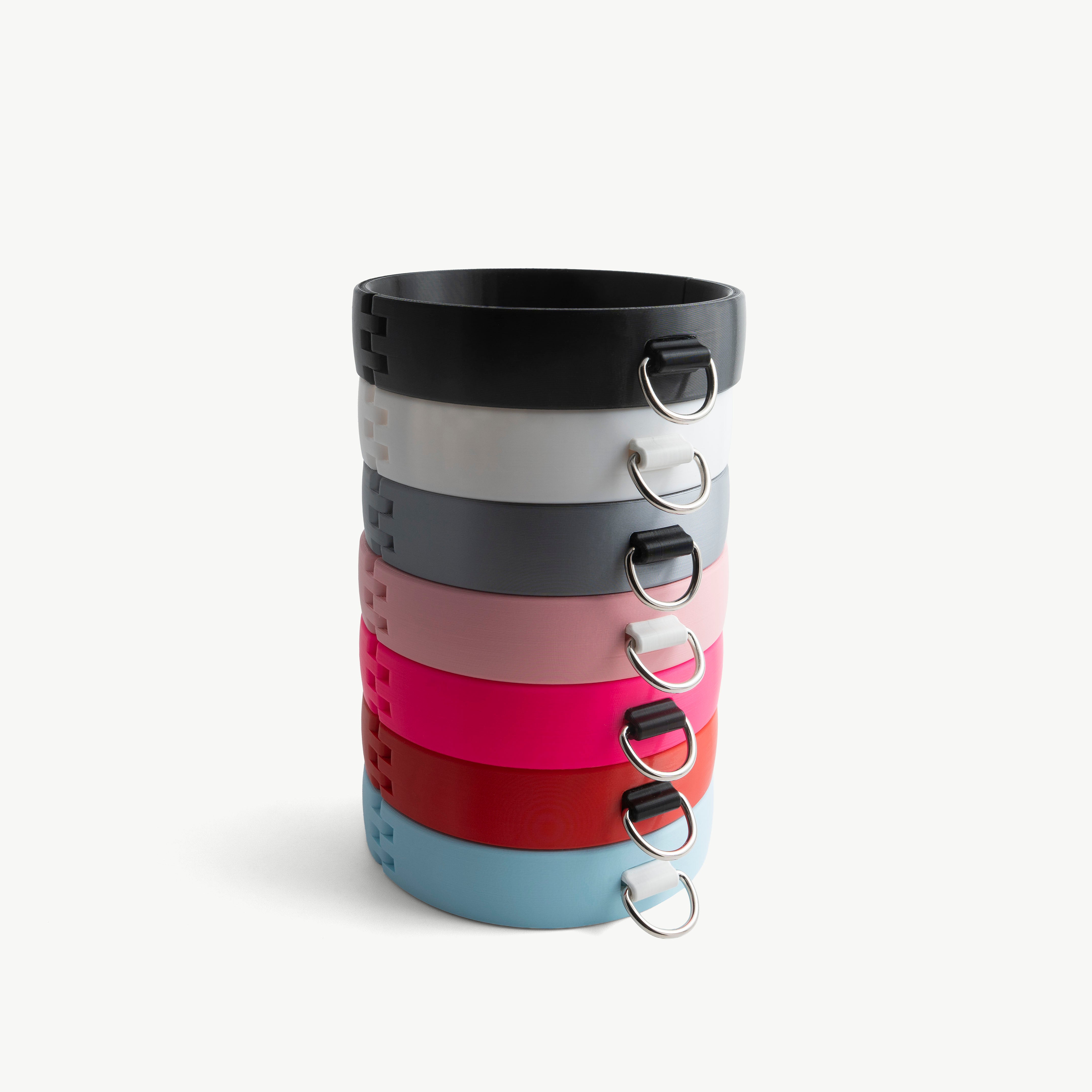 Quick Collar - 30mm height, with D-Ring (custom color and size)