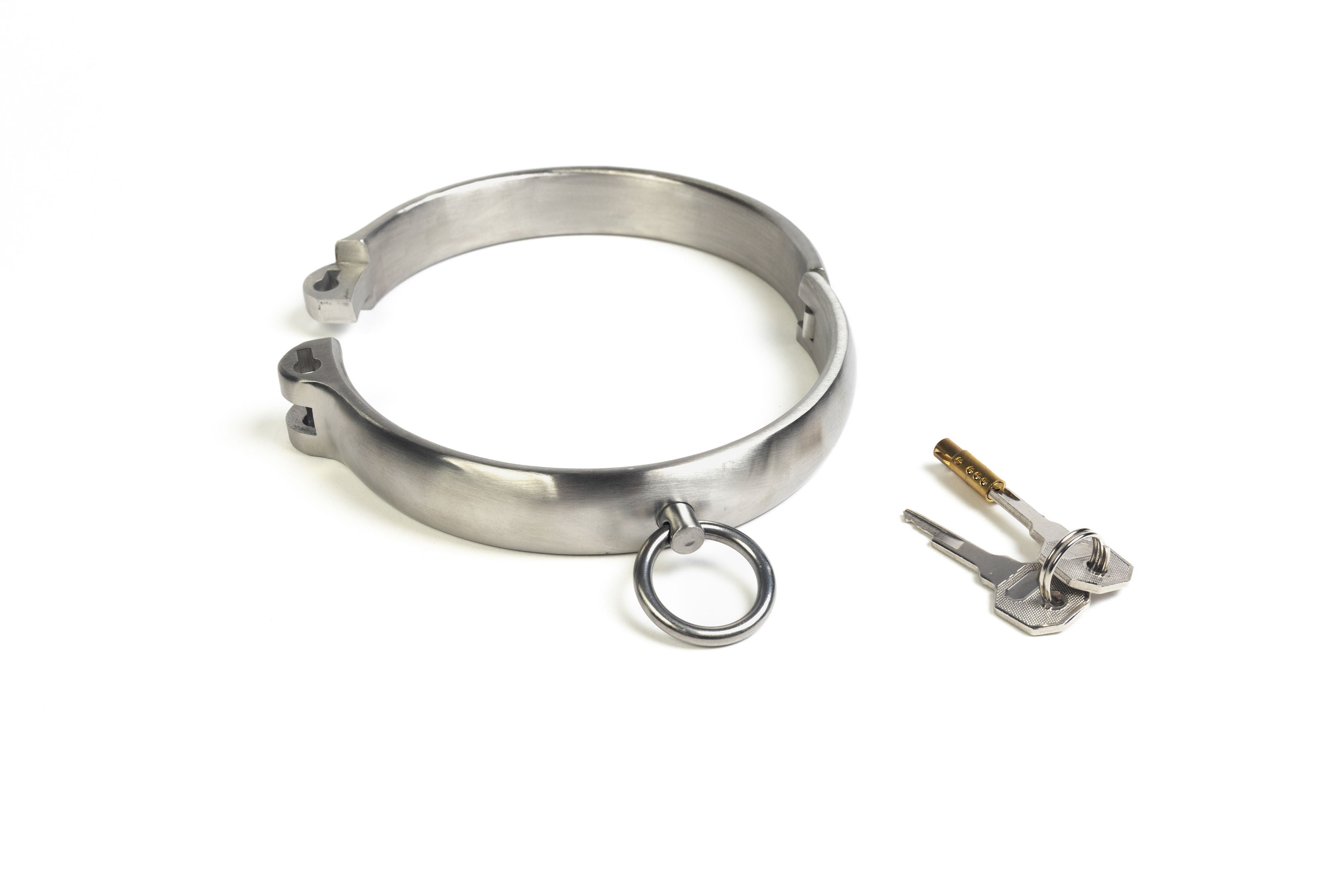 Rounded Collar - stainless steel, push-in lock