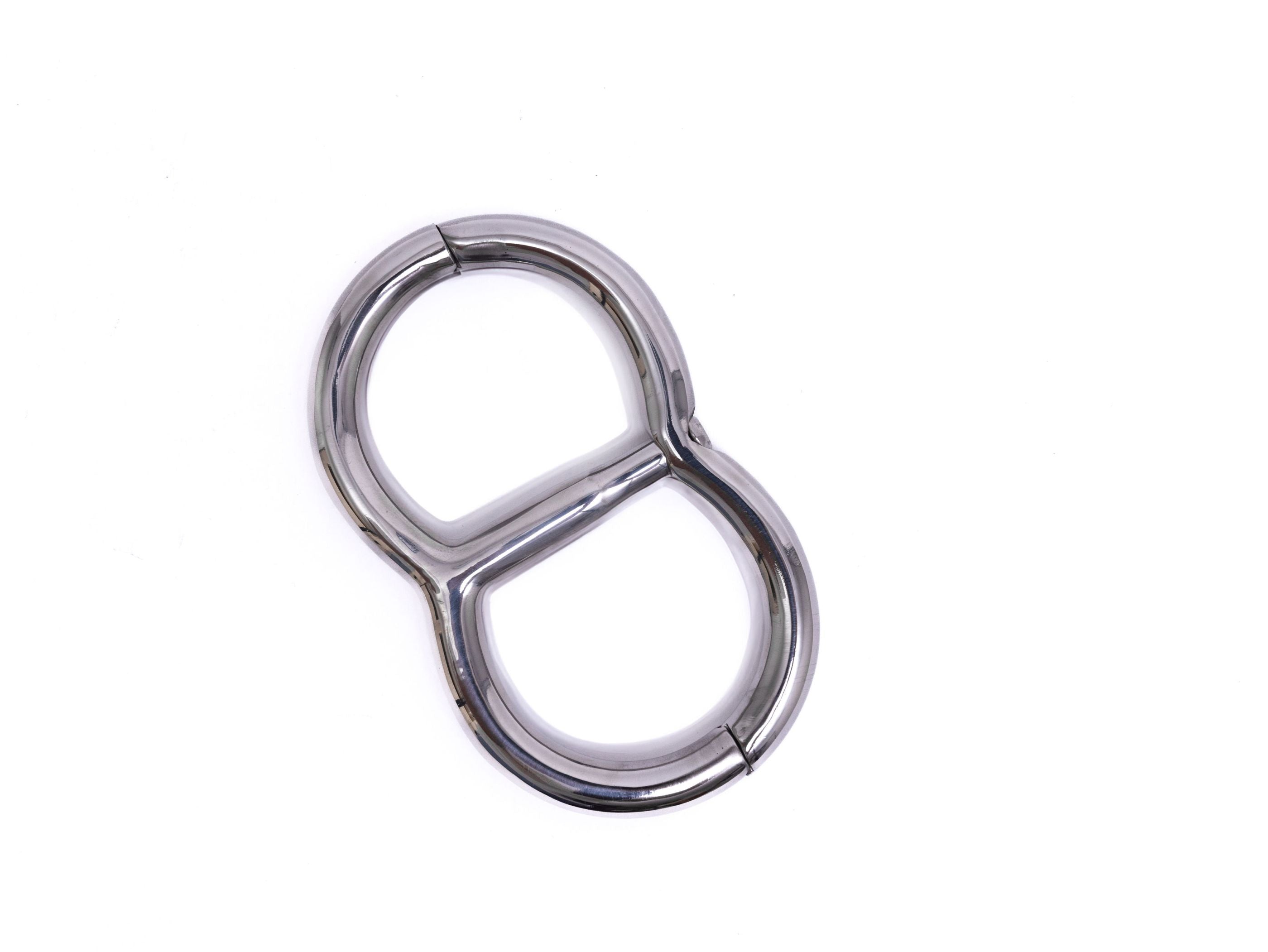 Irish 8 Handcuffs - rigid, stainless steel