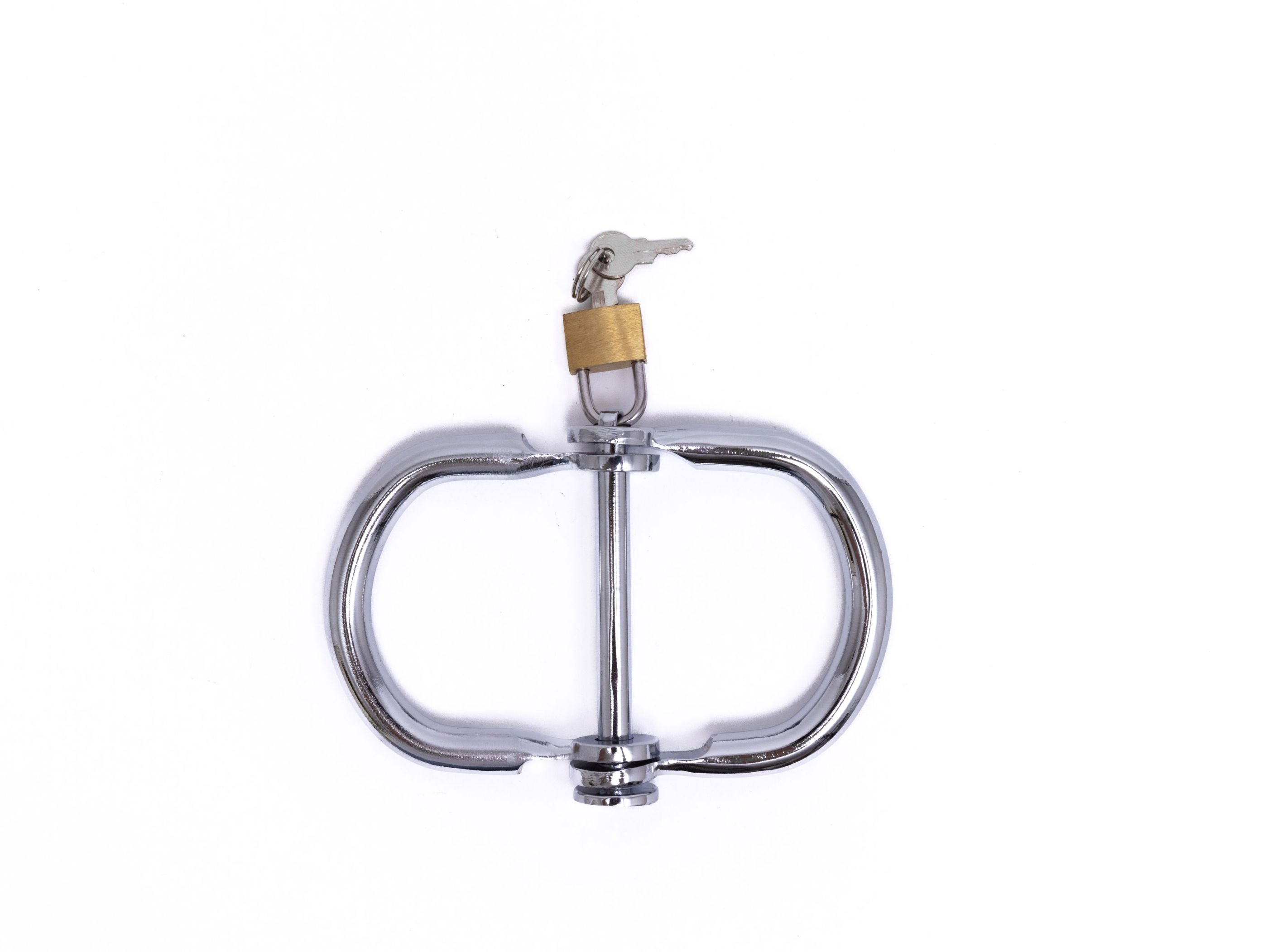 Foldable Handcuffs - very tight, with padlock