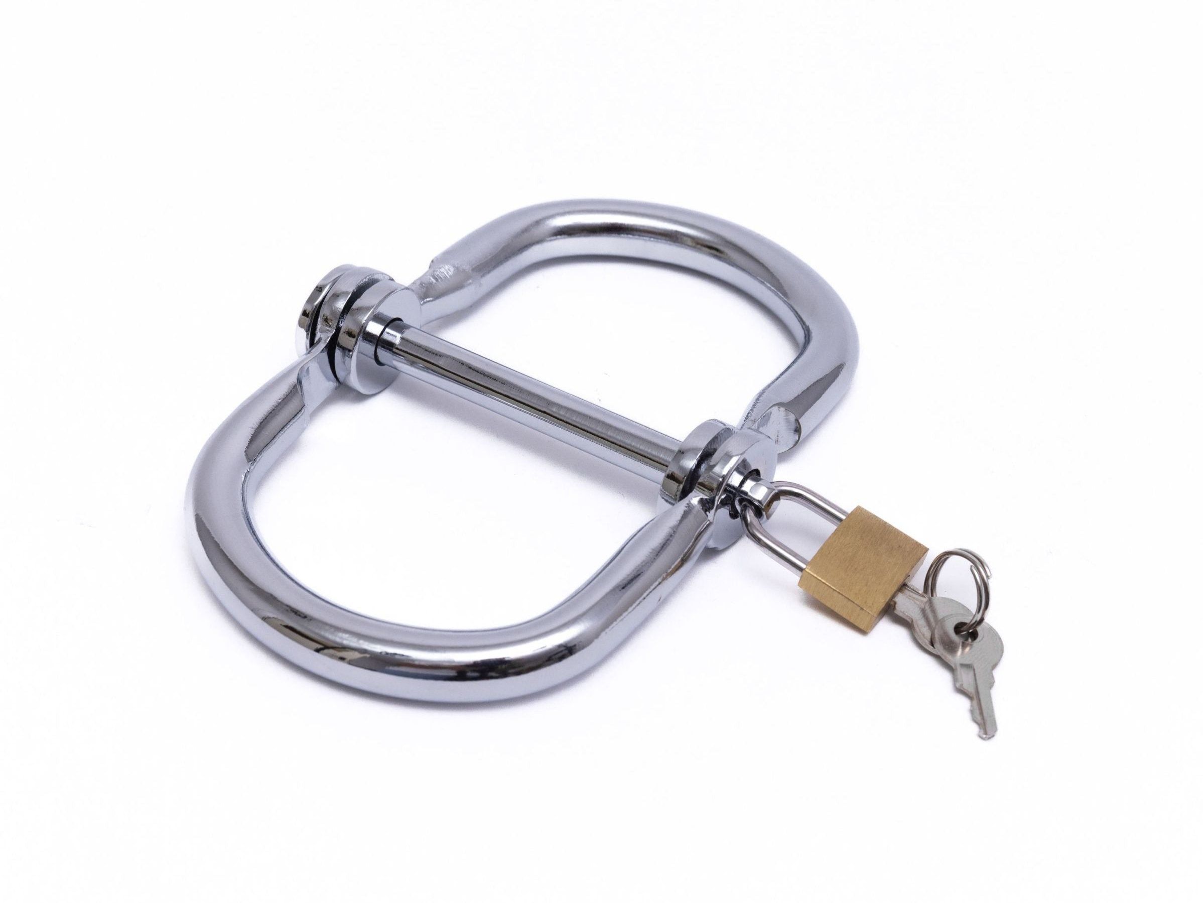 Foldable Handcuffs - very tight, with padlock