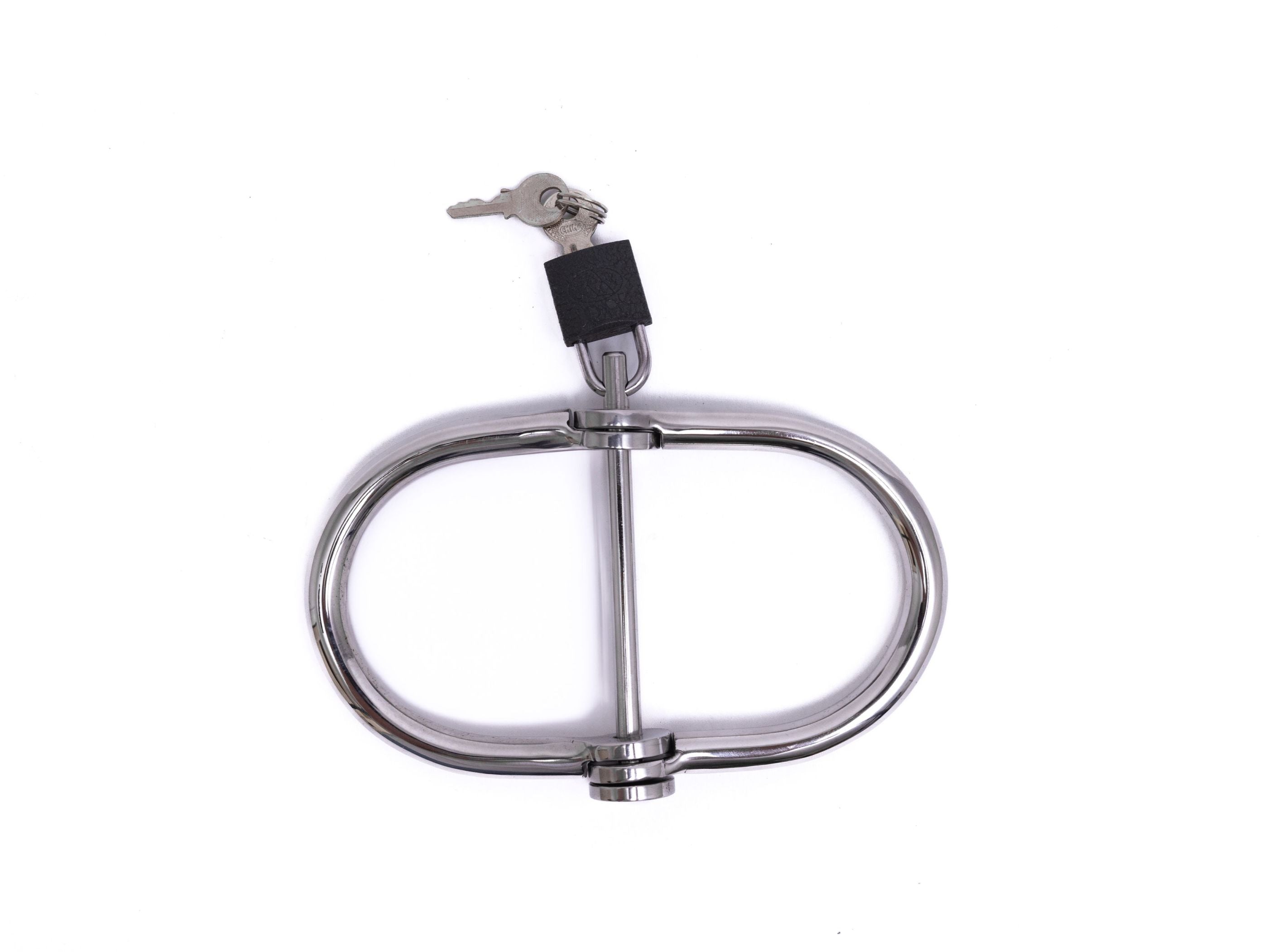 Foldable Handcuffs - very tight, with padlock