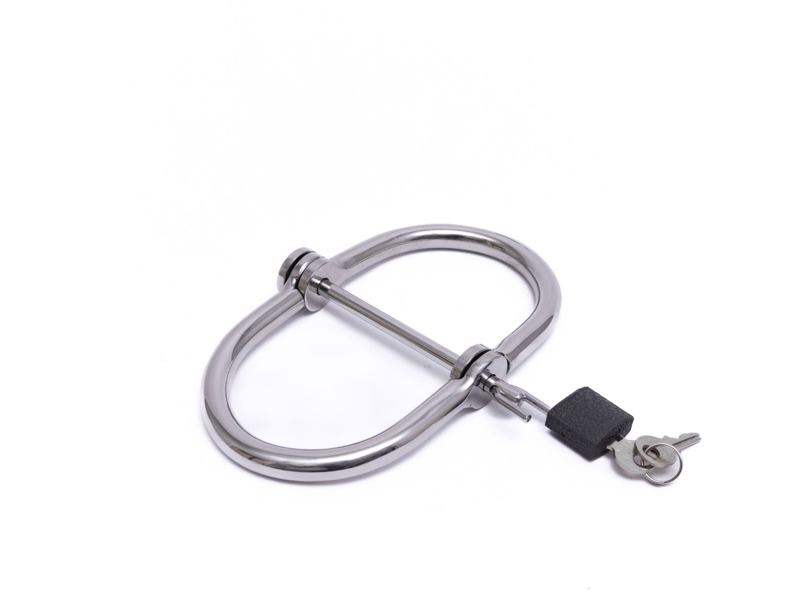 Foldable Handcuffs - very tight, with padlock