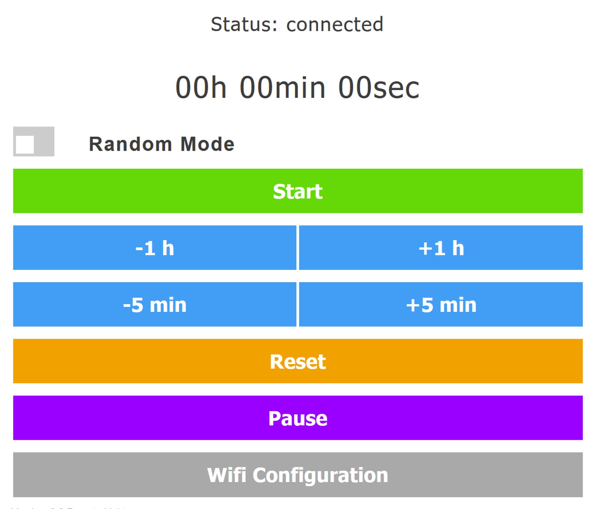 Remote Light software for smart timer