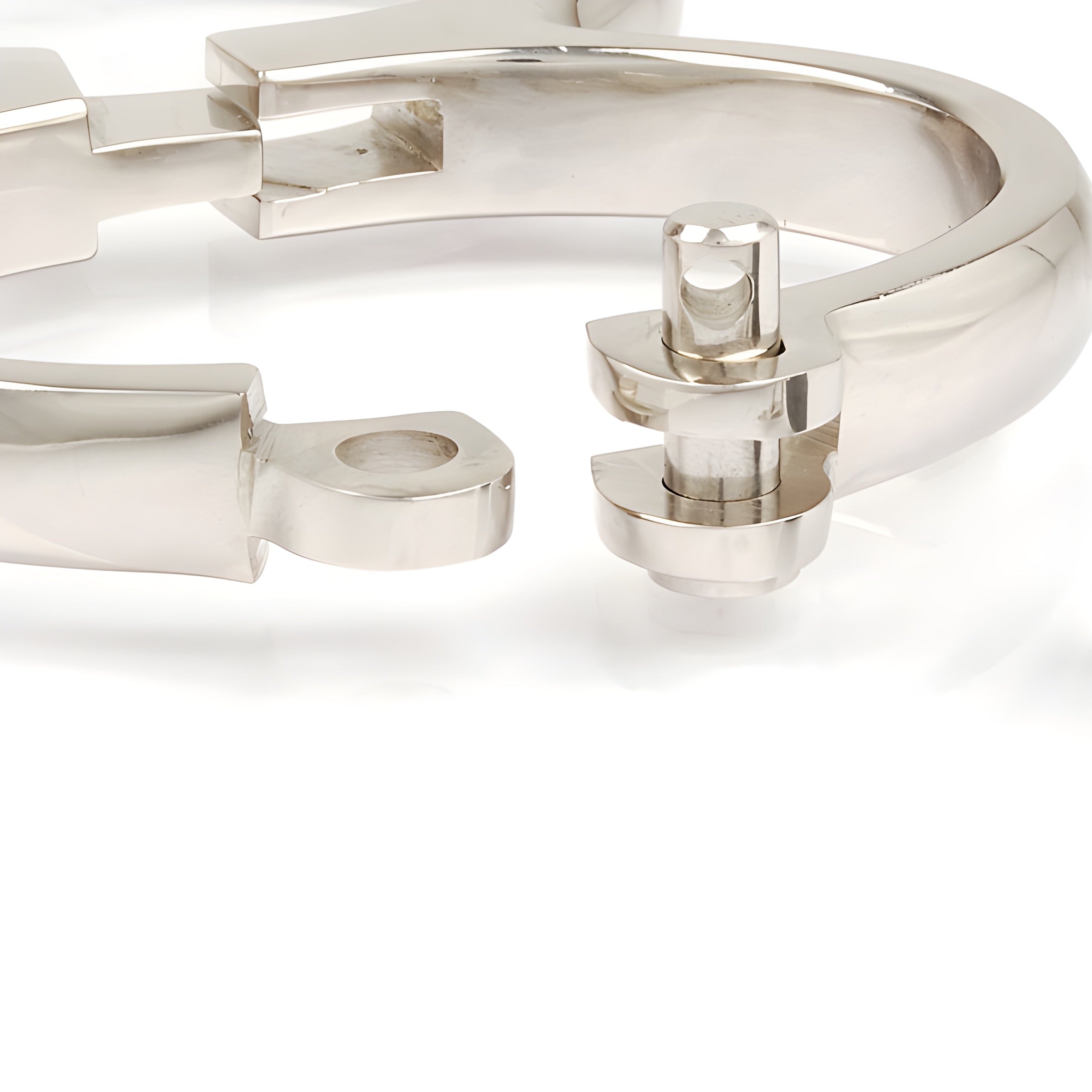 Handcuffs - rigid, with padlock