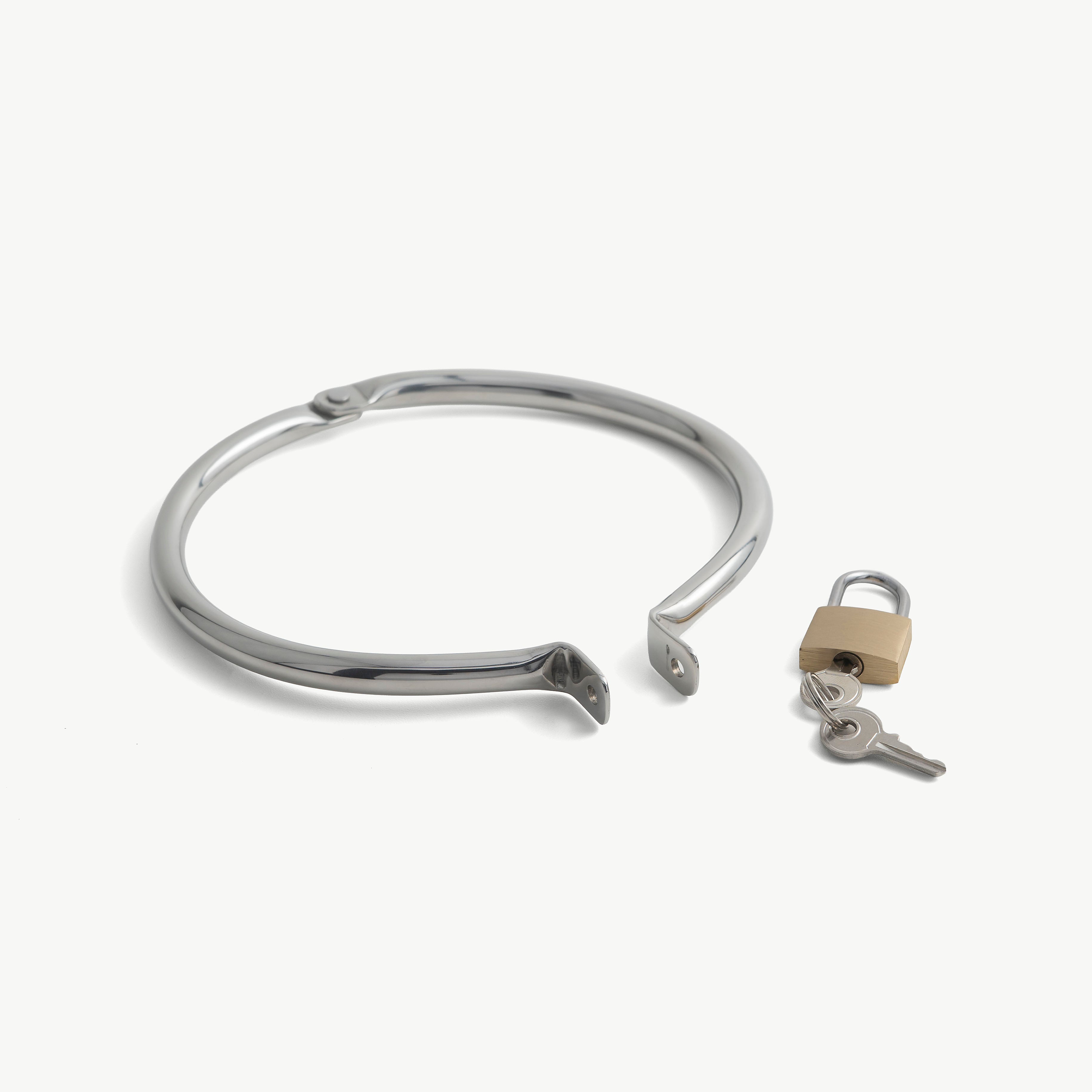Day Collar - very light weight, with padlock (8mm thick)