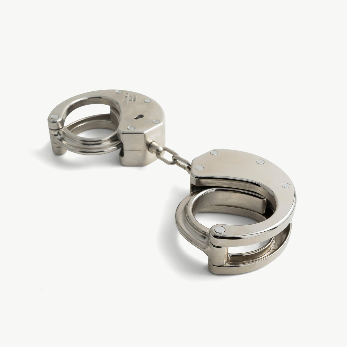 Clejuso No. 15 handcuffs - very heavy, with chain