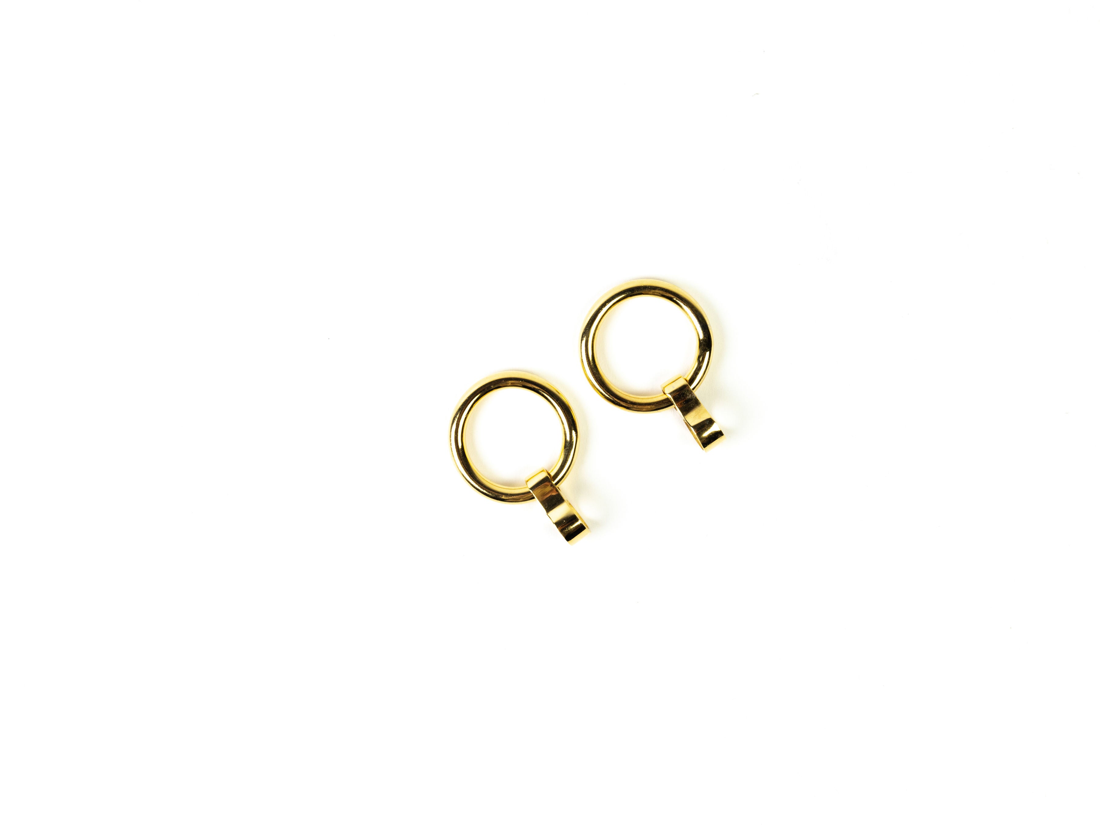 Pair of O-Ring pendants (for deSade® jewelry 6mm - gold)