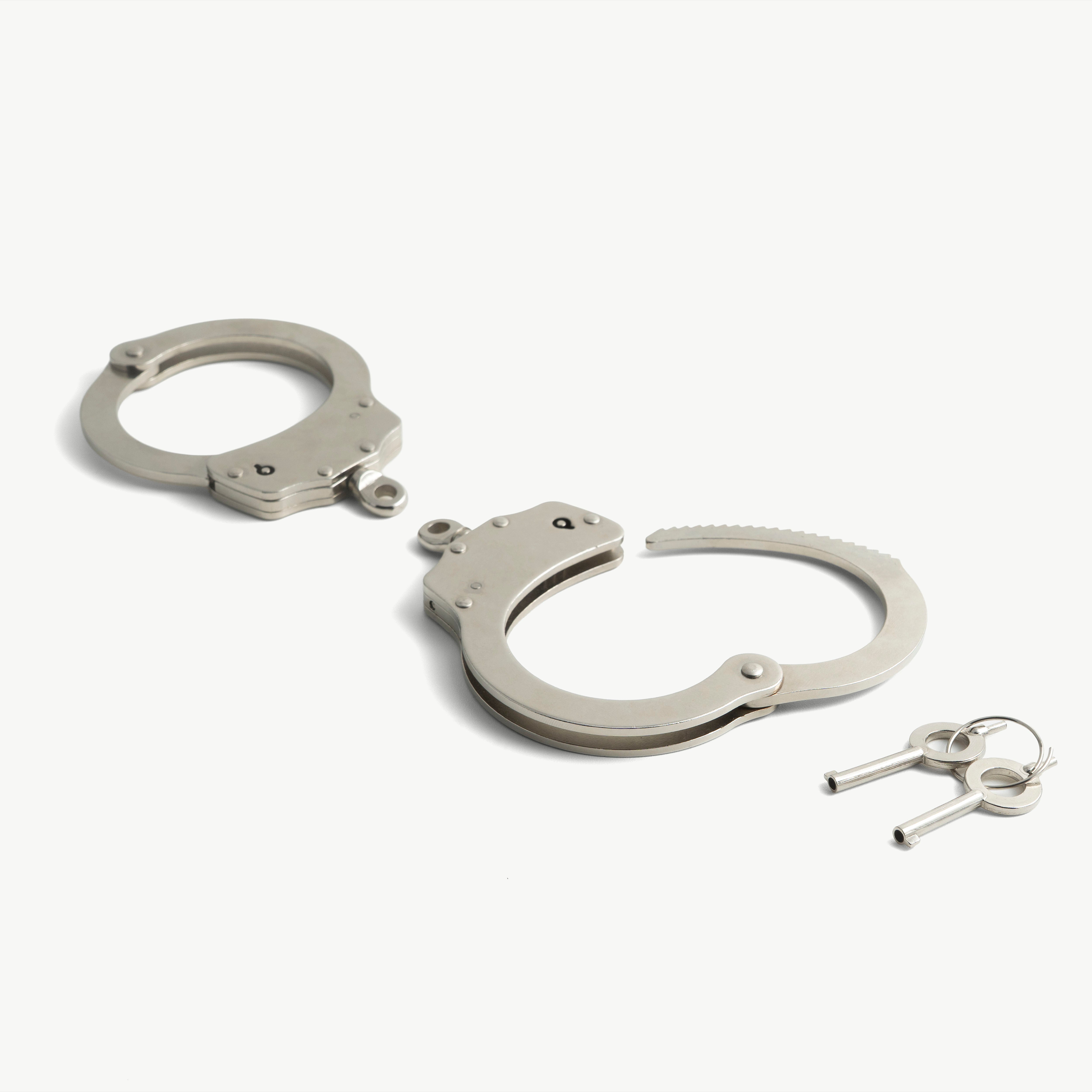 Police Handcuffs - carbon steel, without chain