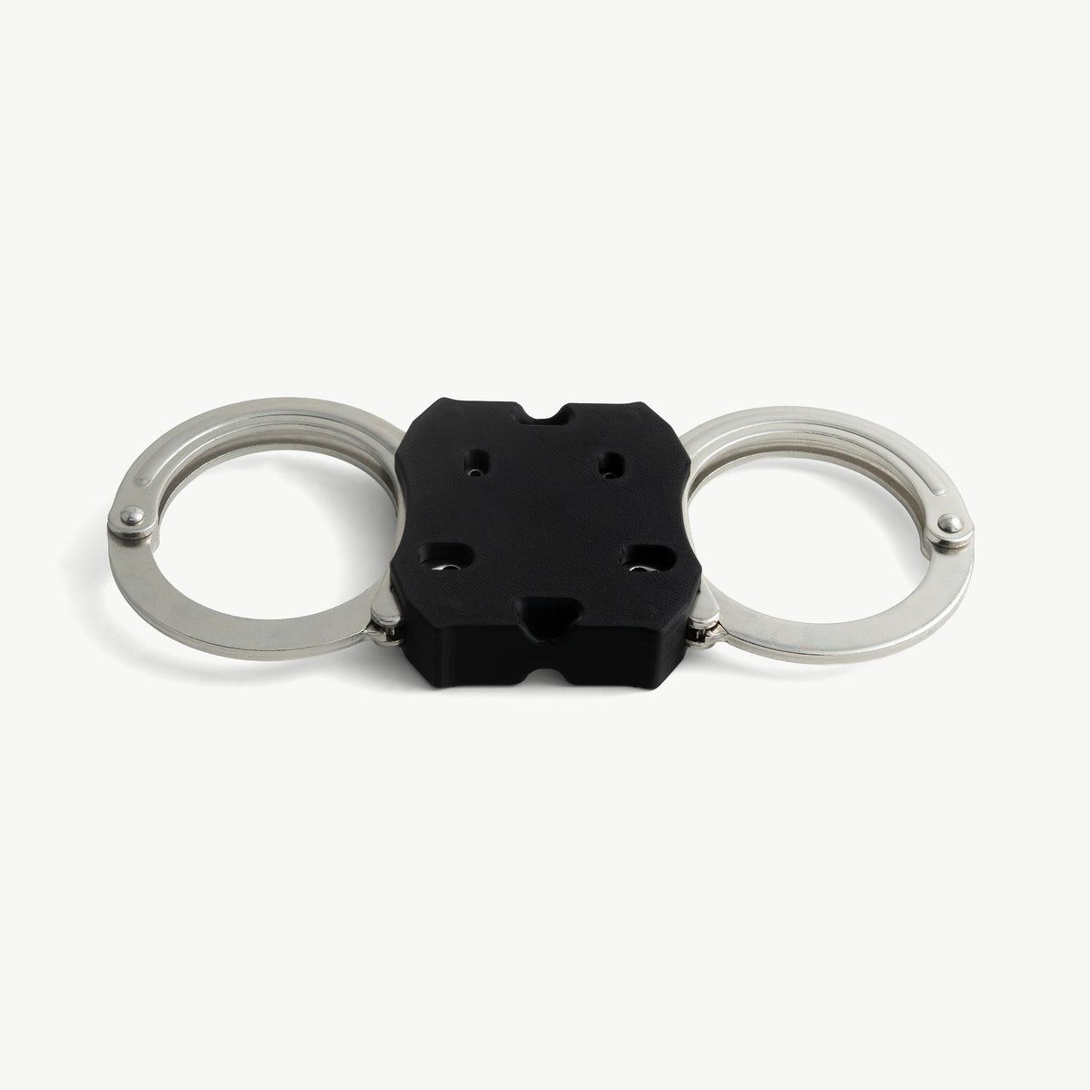 MakeItRigid stiffener with hinged handcuffs