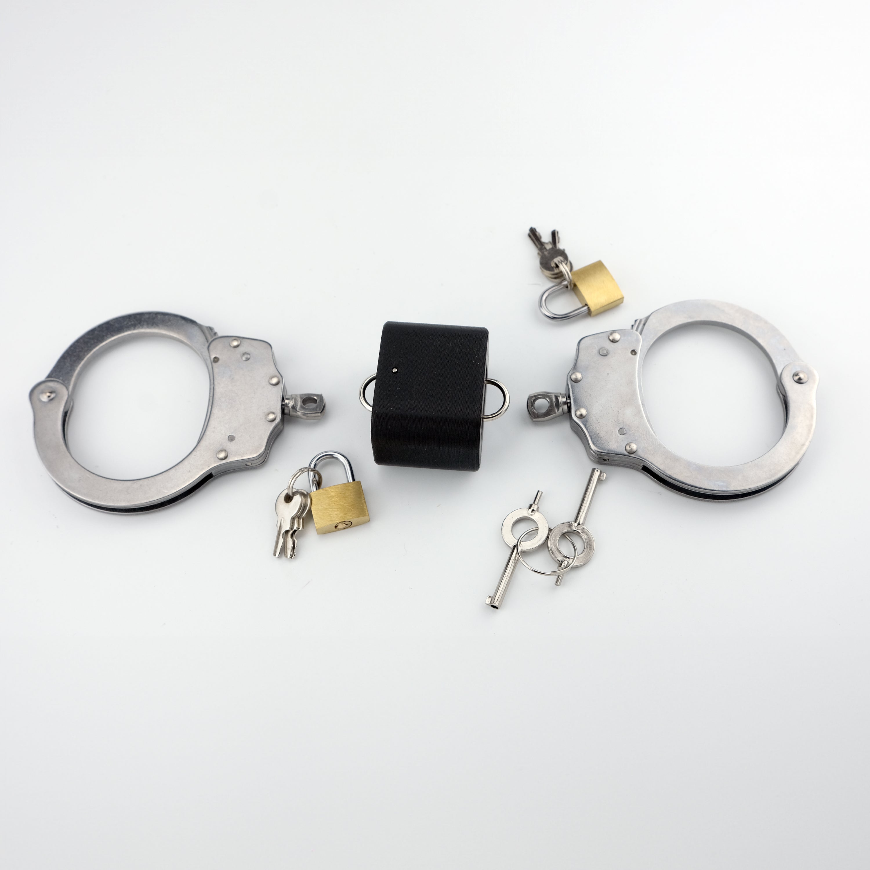 Self-Bondage Starter Set - FrostLock® ice lock + handcuffs