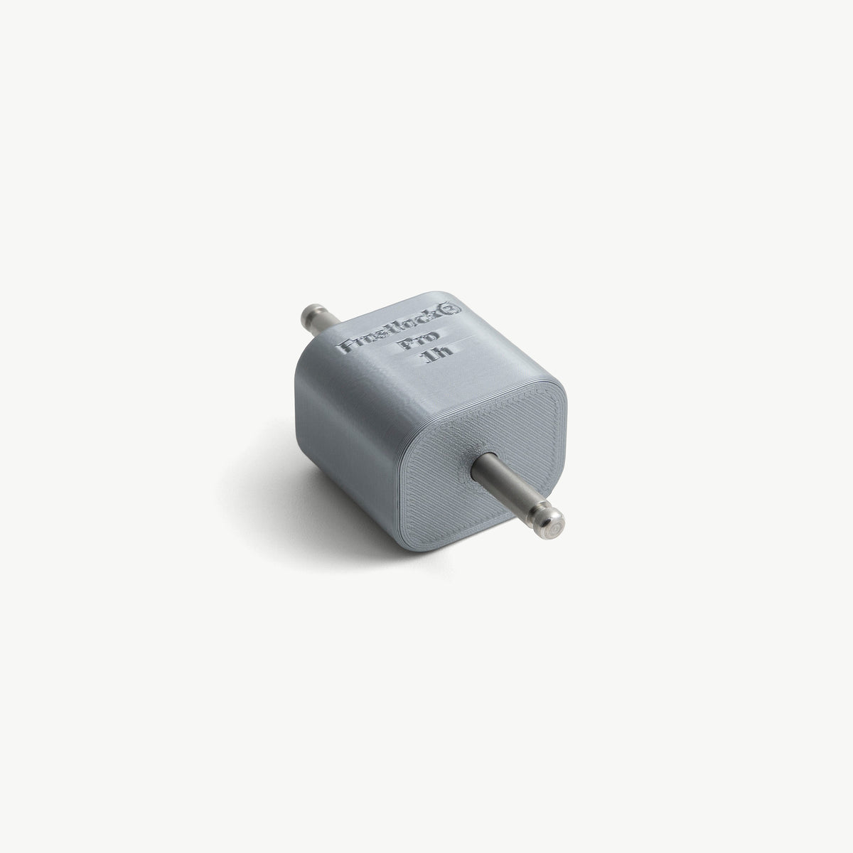 FrostLock Pro 1h ice lock with a medical lock pin screwed into two of its faces