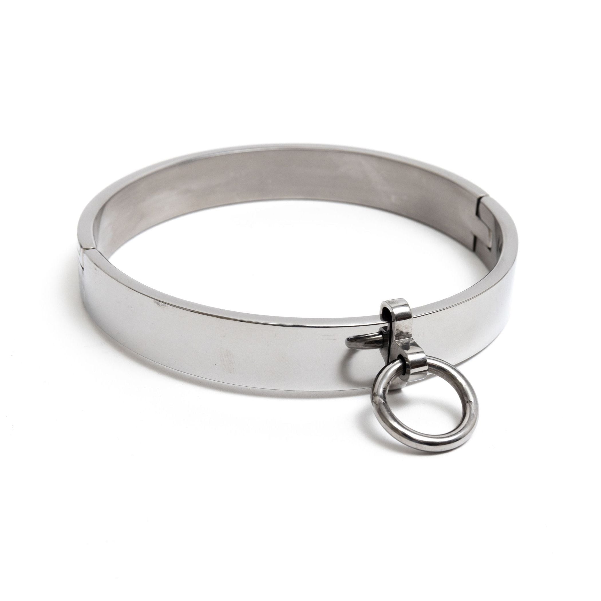 Neck Collar - Polished stainless steel, removable O-ring