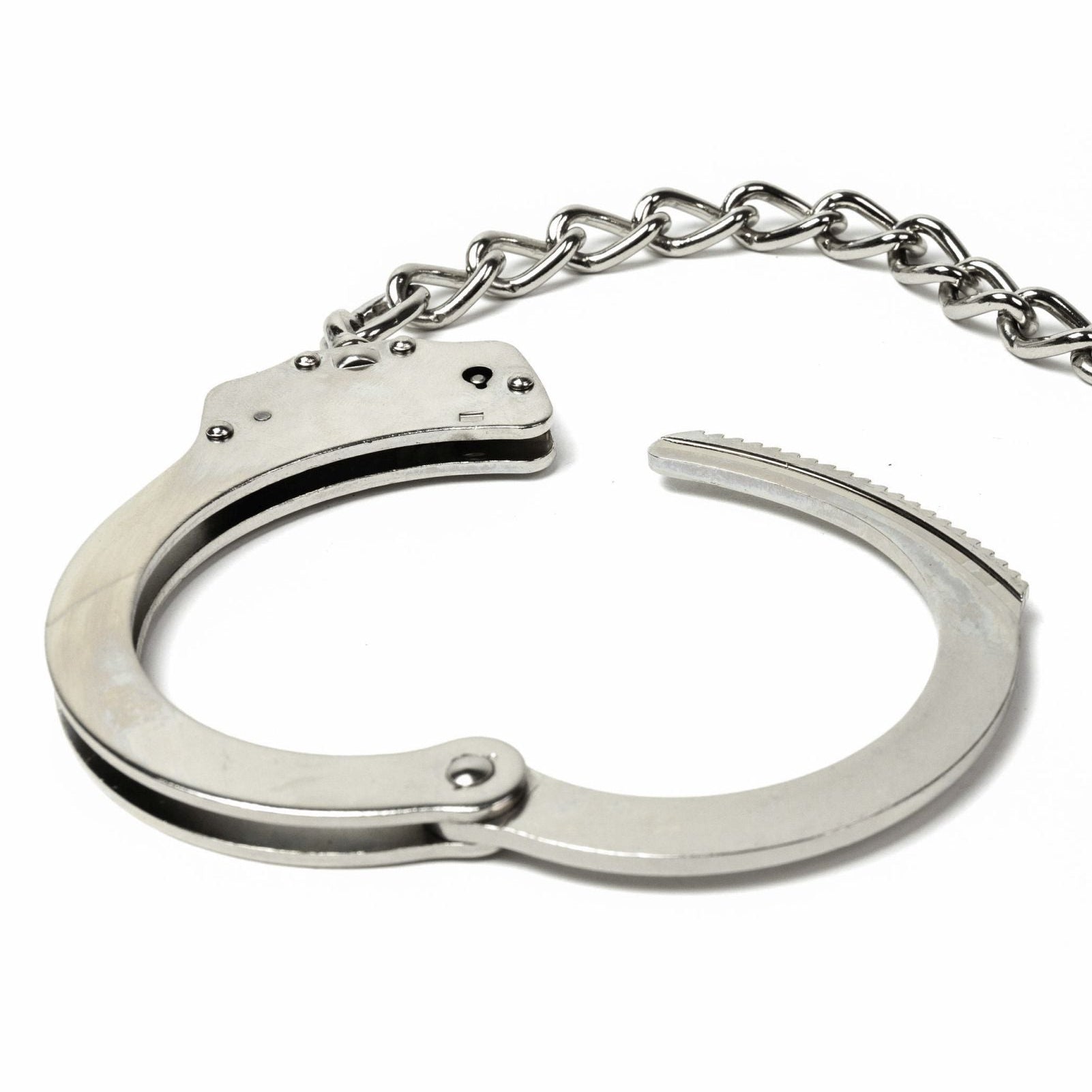 Police legcuffs - steel, with chain