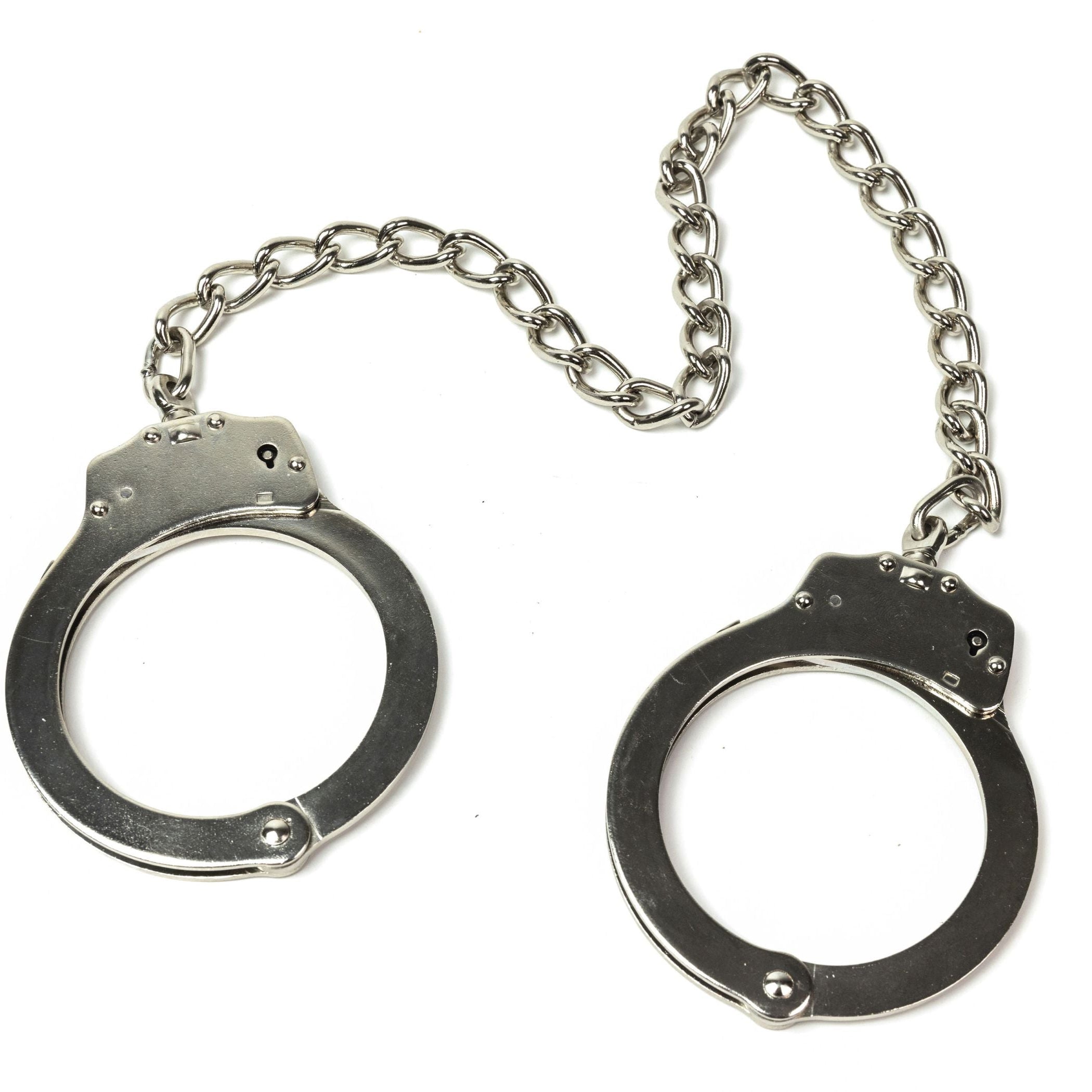 Police legcuffs - steel, with chain