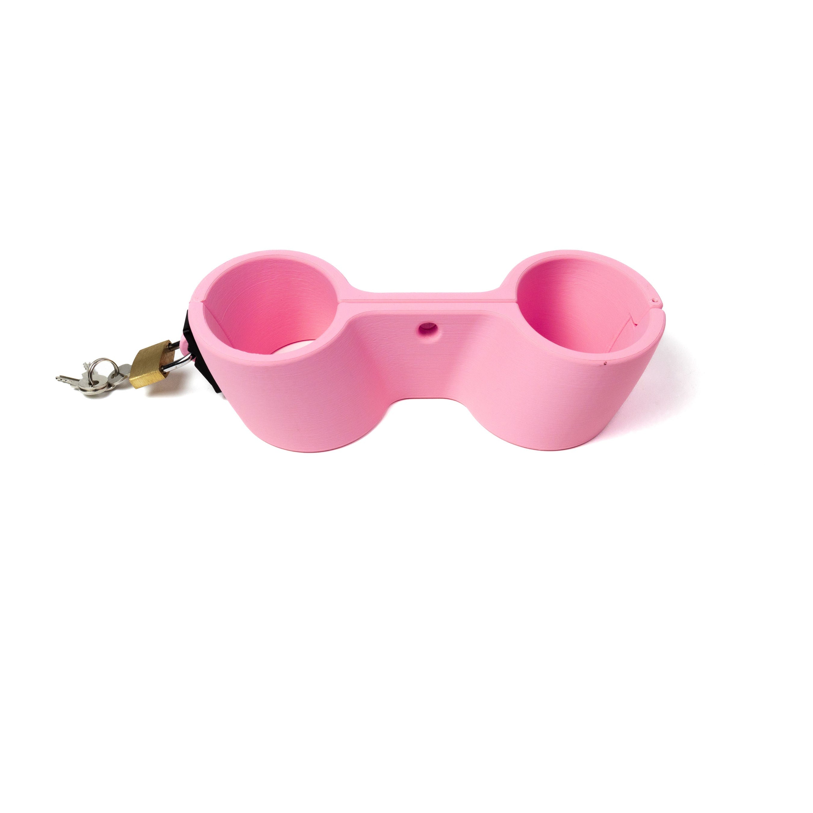 Black ergonomic Octocuffs, angled view