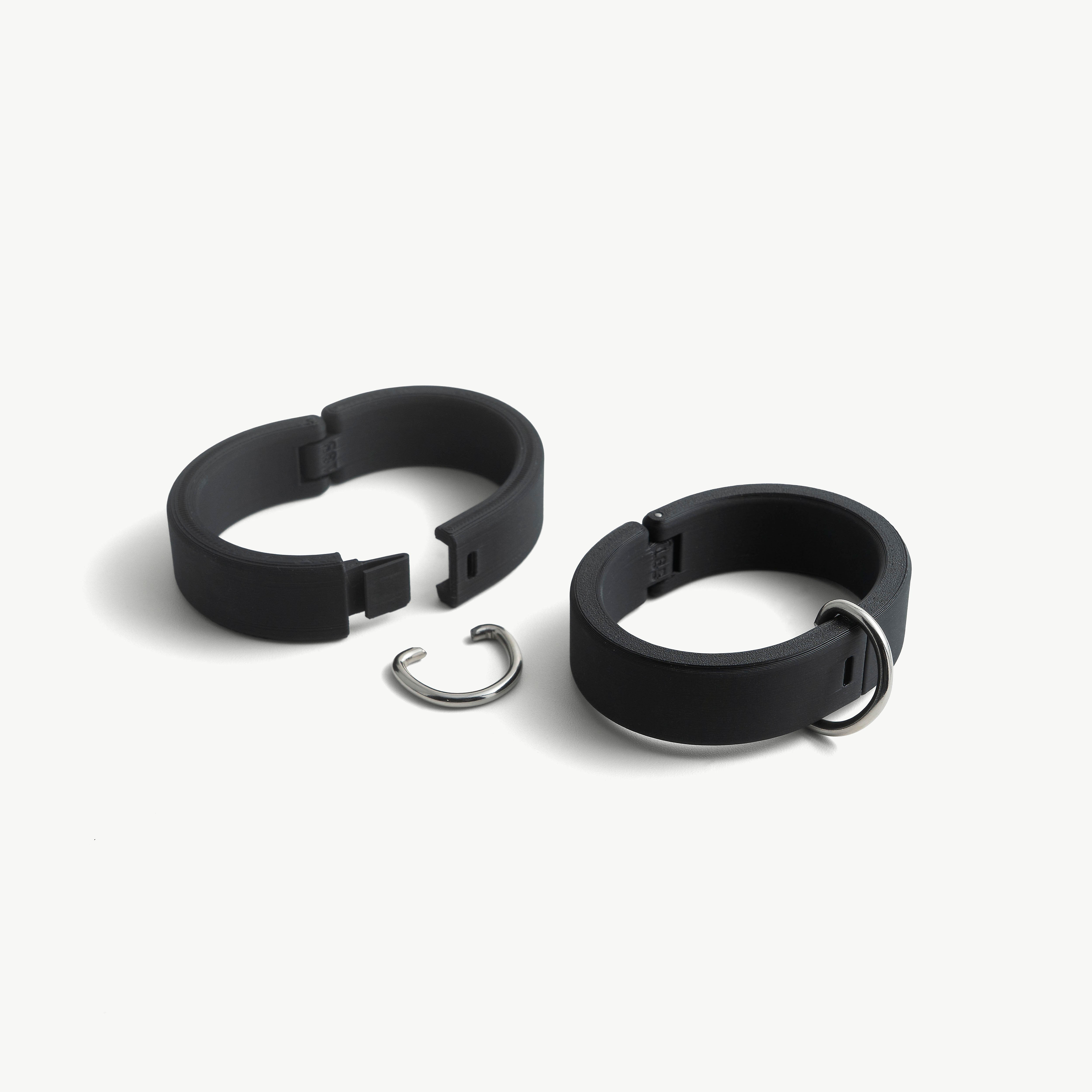 Quick Cuffs - 20mm height, with detachable D-ring (custom color and size)