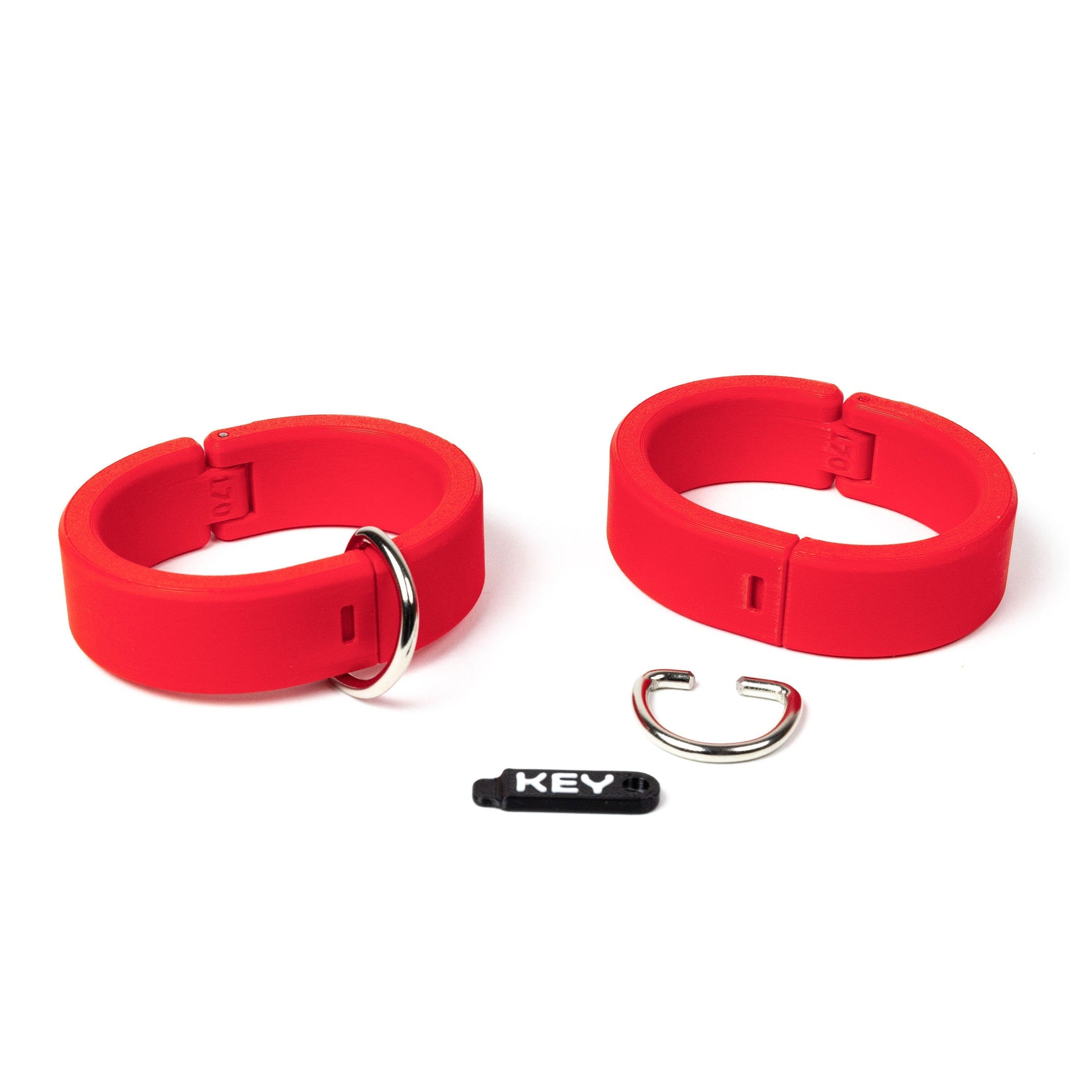 Quick Cuffs - 20mm height, with detachable D-ring (custom color and size)