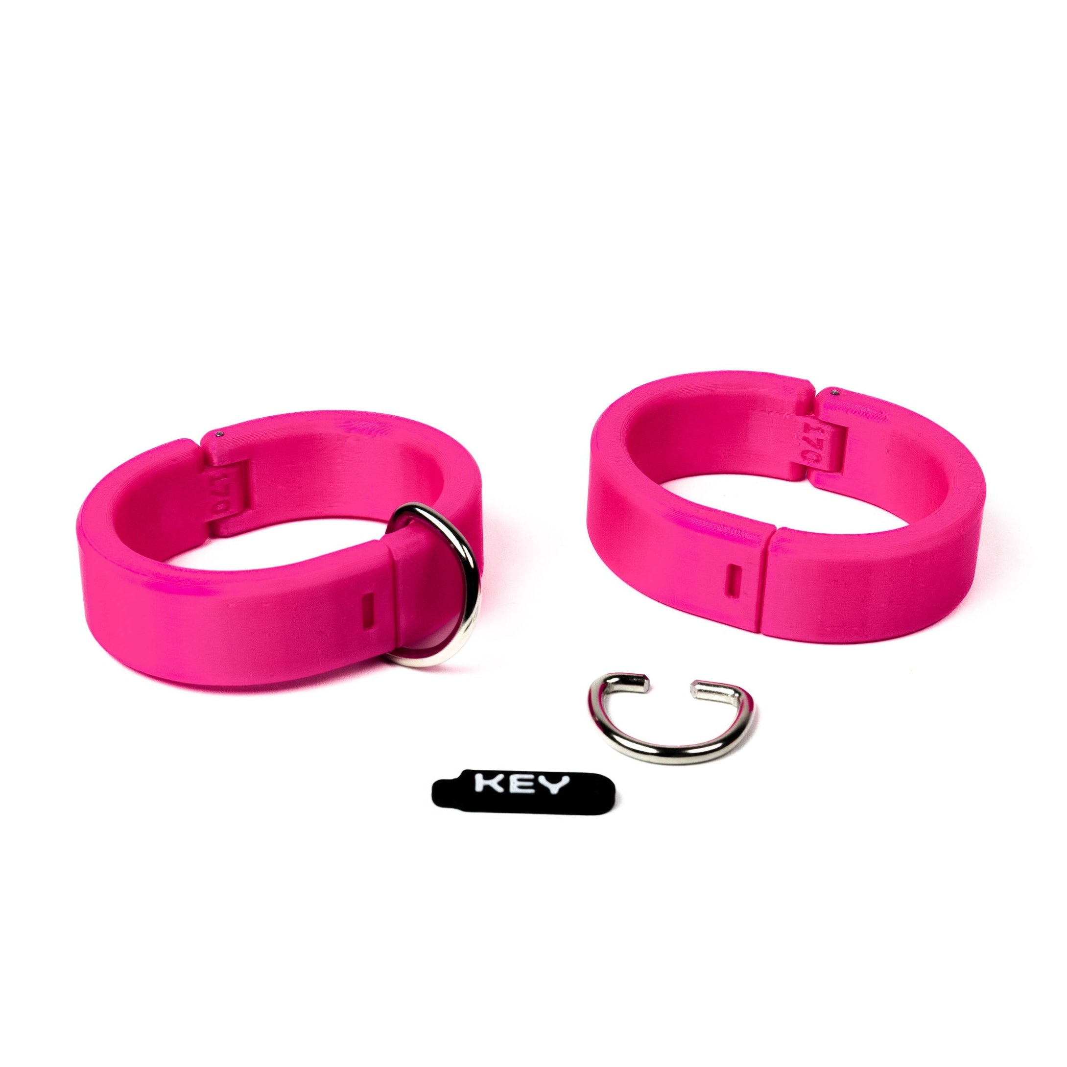 Quick Cuffs - 20mm height, with detachable D-ring (custom color and size)