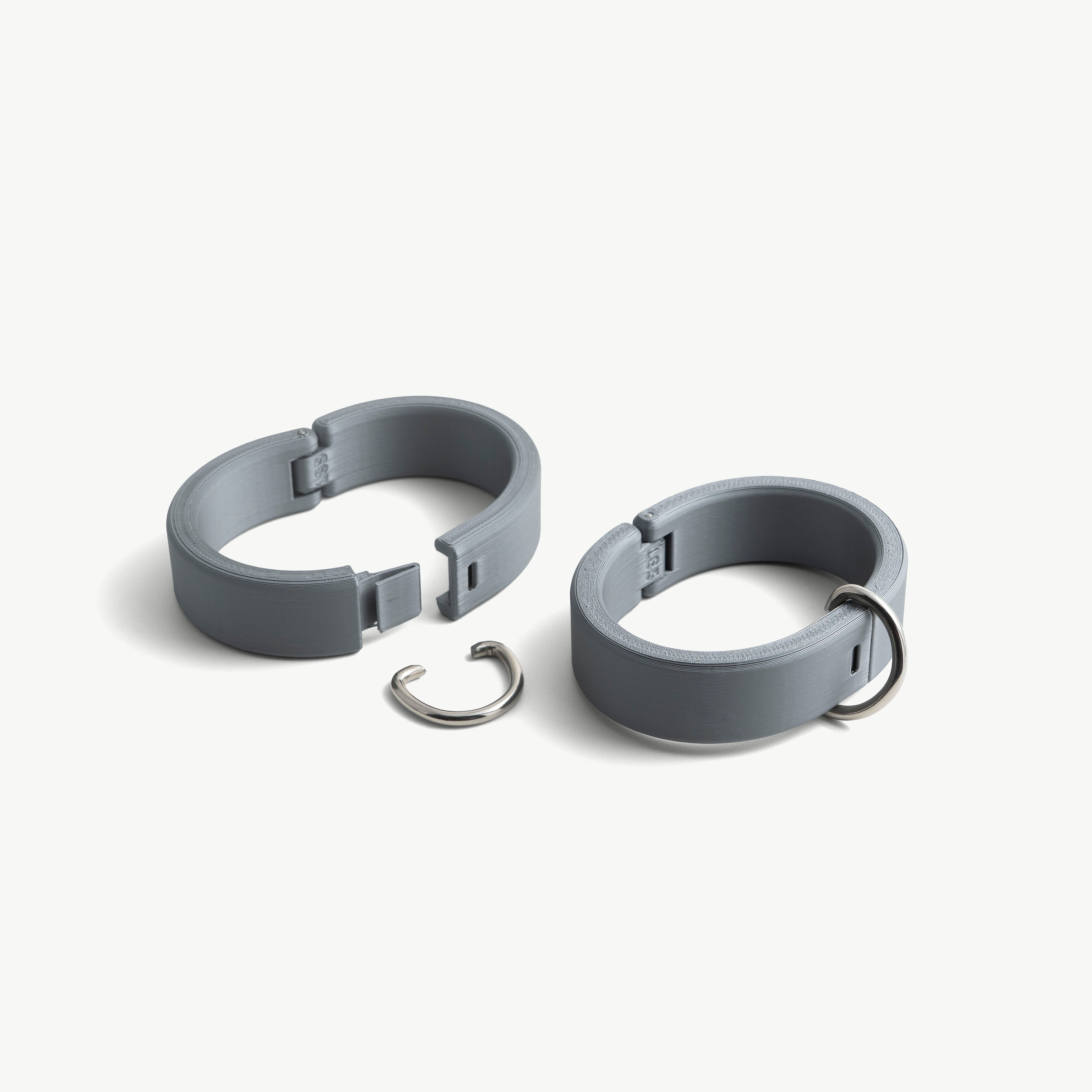 Quick Cuffs - 20mm height, with detachable D-ring (custom color and size)