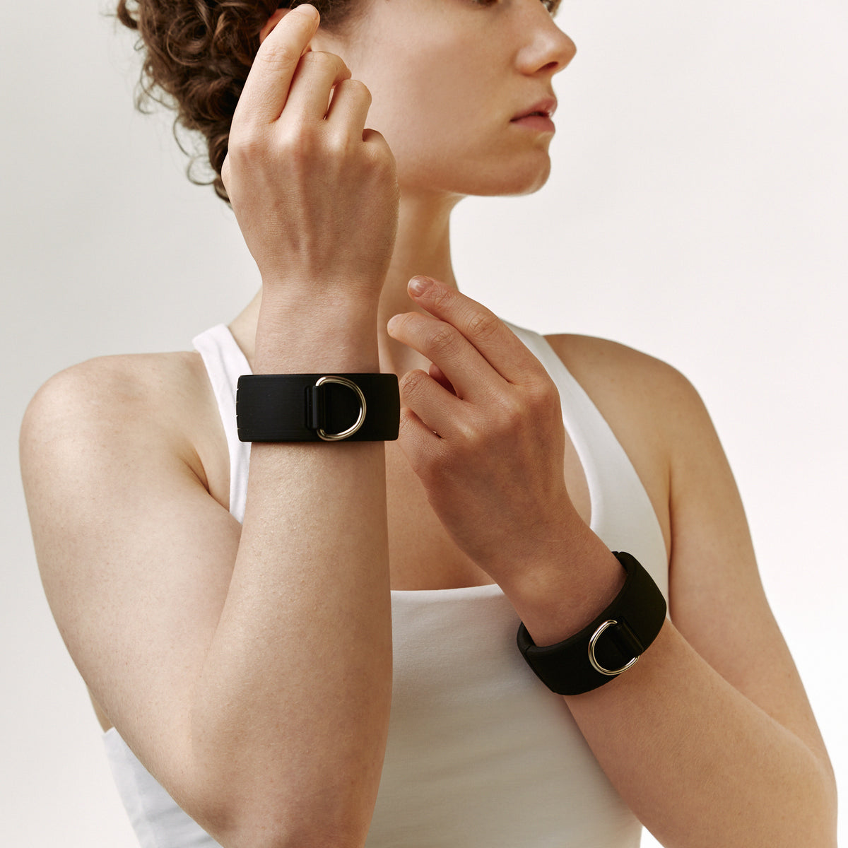 Quick Cuffs - 30mm height, with D-Ring (custom color and size)