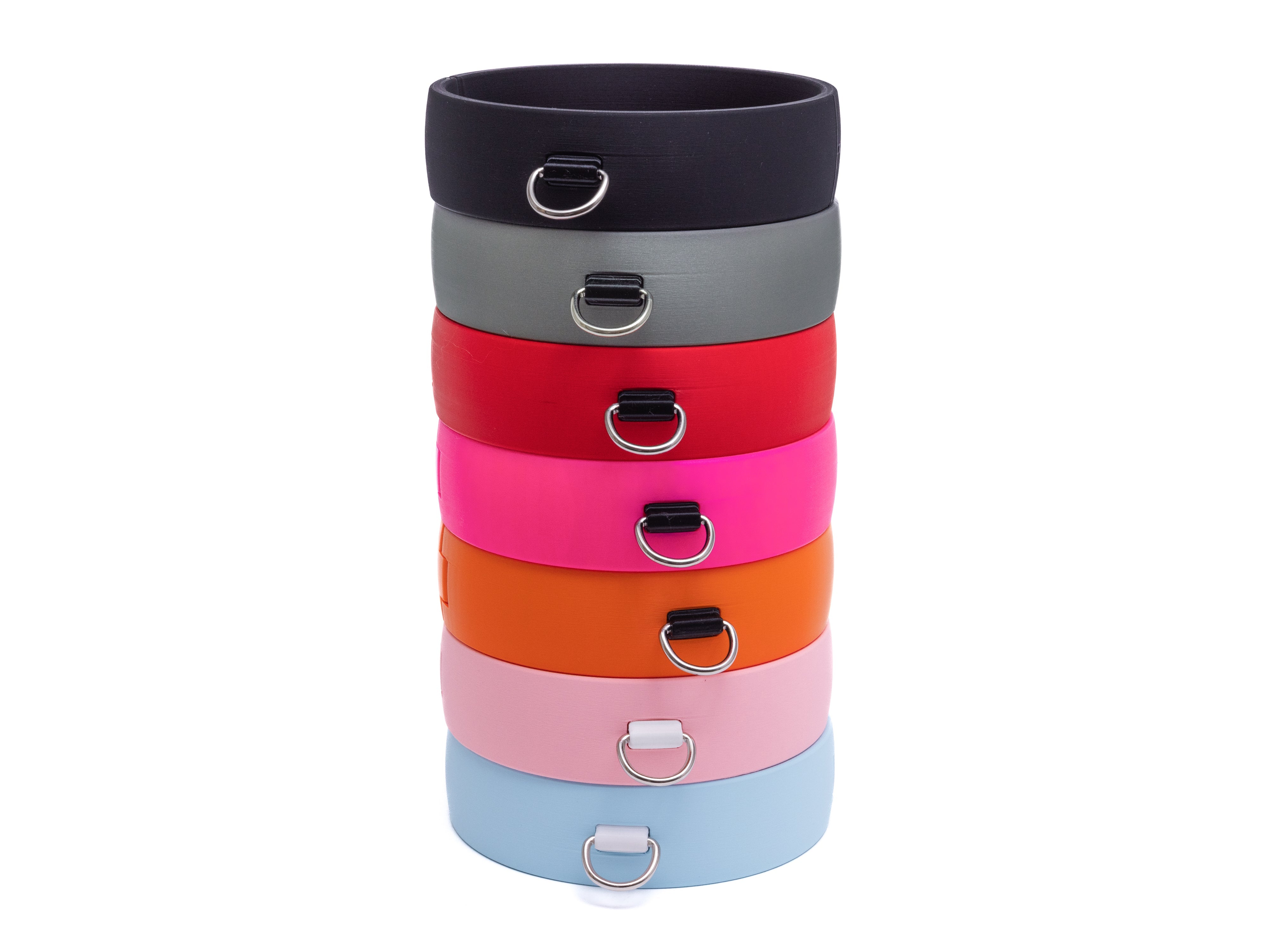 Quick Collar - 40mm height, with D-Ring (custom color and size)