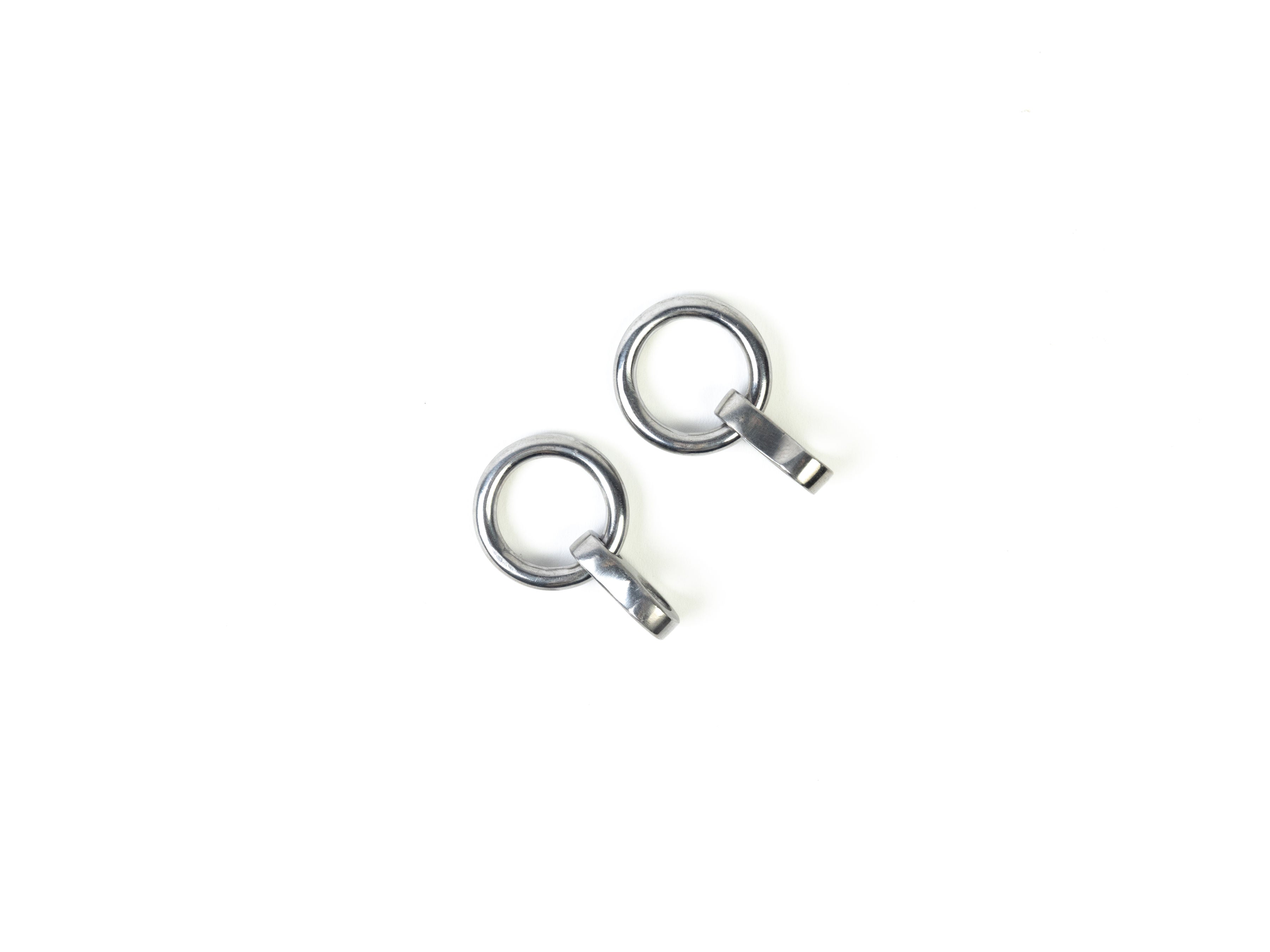 Pair of O-Ring pendants (for deSade® jewelry 8mm - silver)