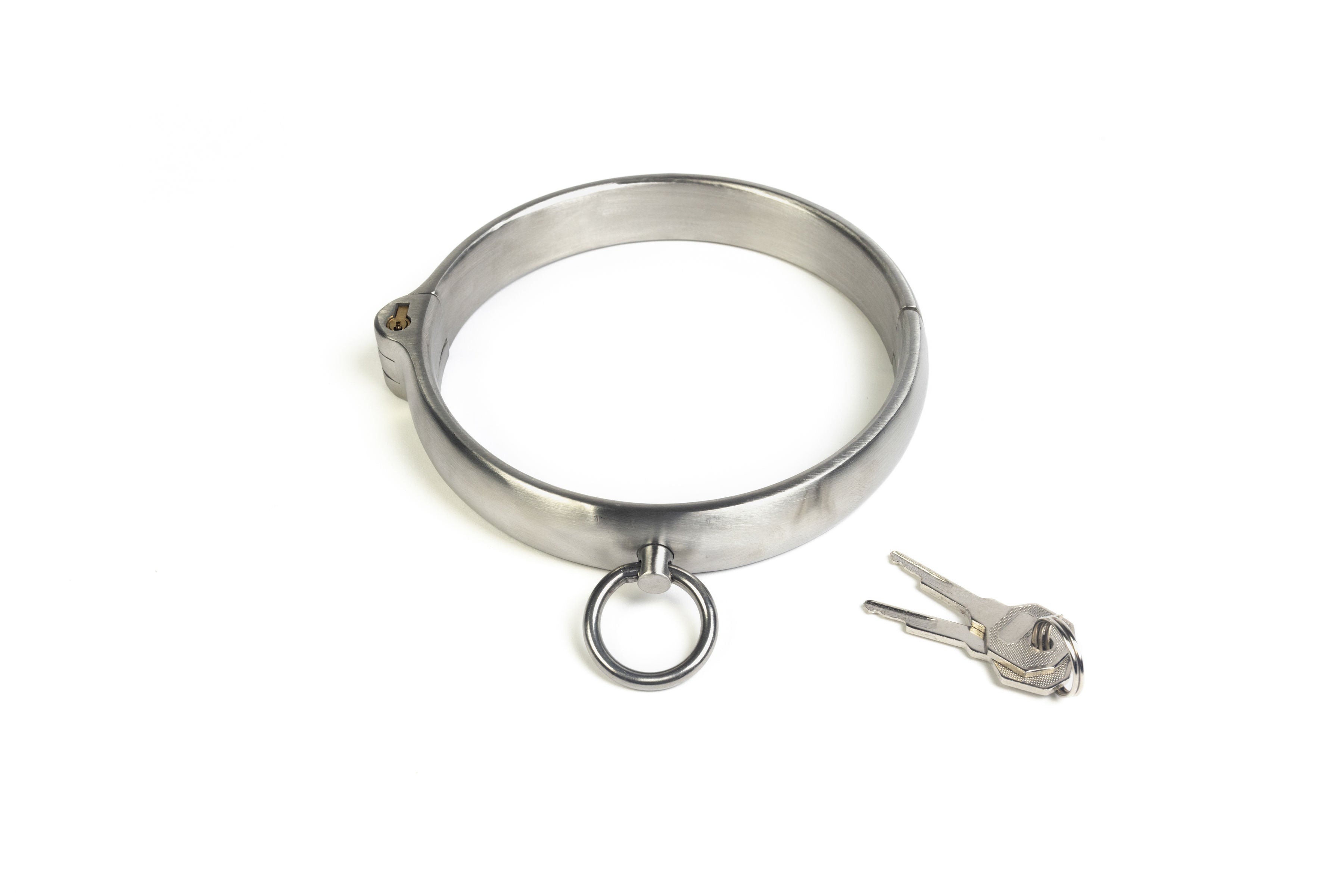 Rounded Collar - stainless steel, push-in lock