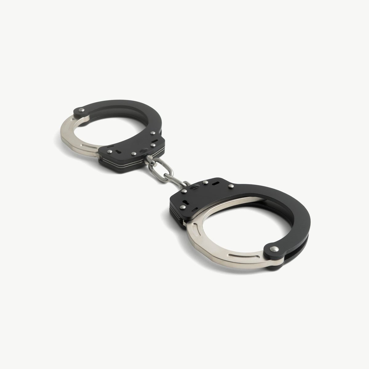 Lightweight handcuffs - aluminium alloy, 2-sided hole (different colors)
