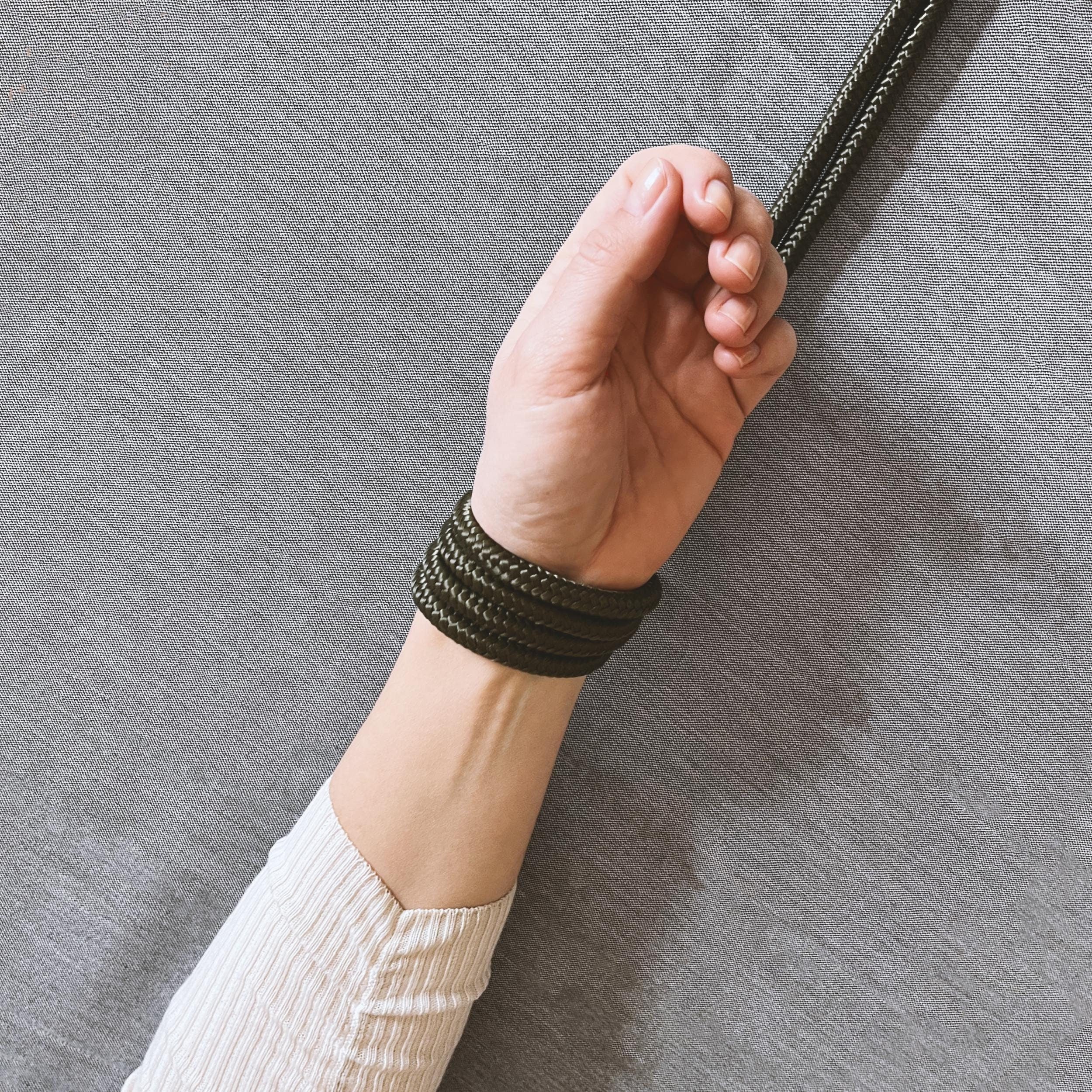 15m Bondage Rope in Army Green, 9mm Diameter