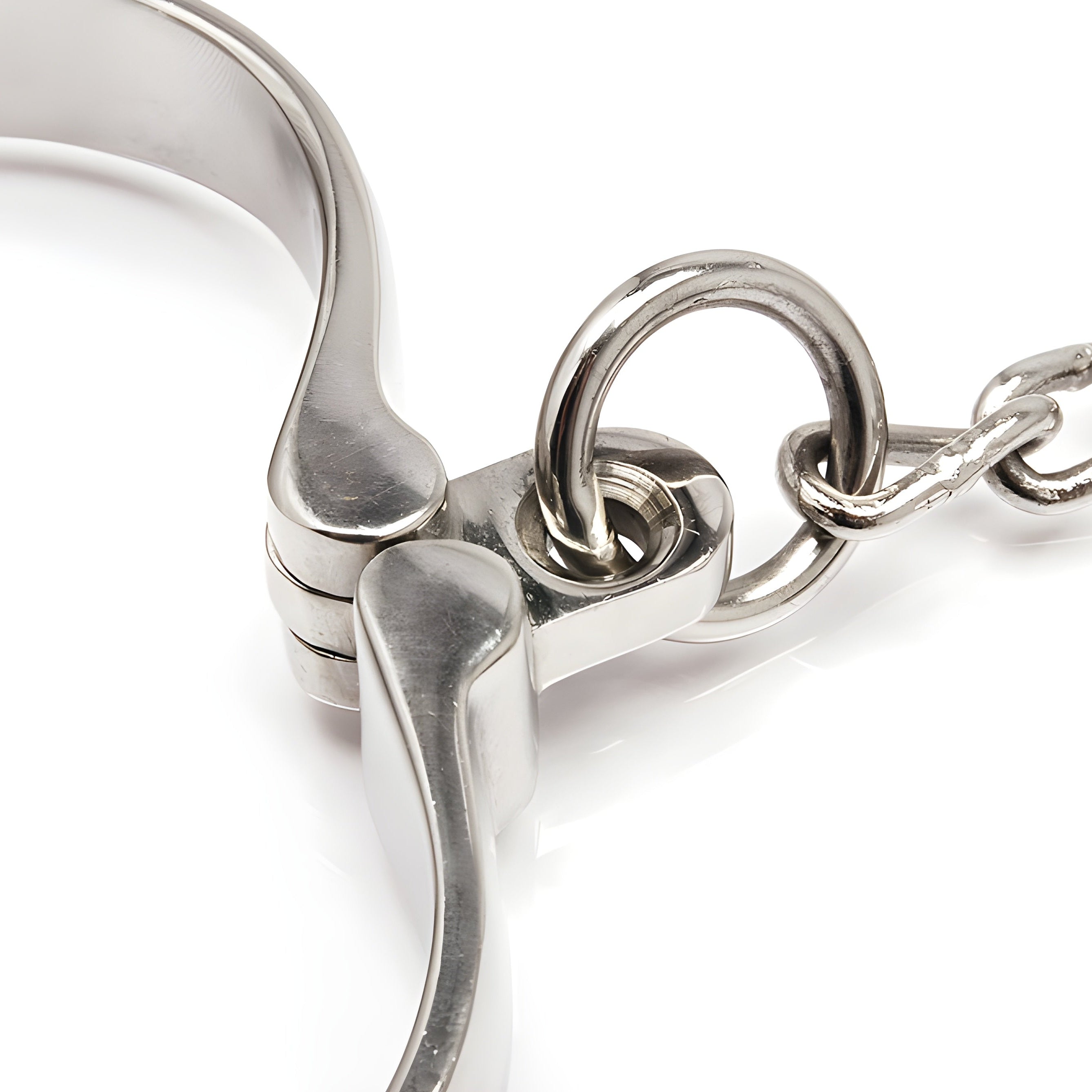 Heavy Legcuffs - snap lock, with chain